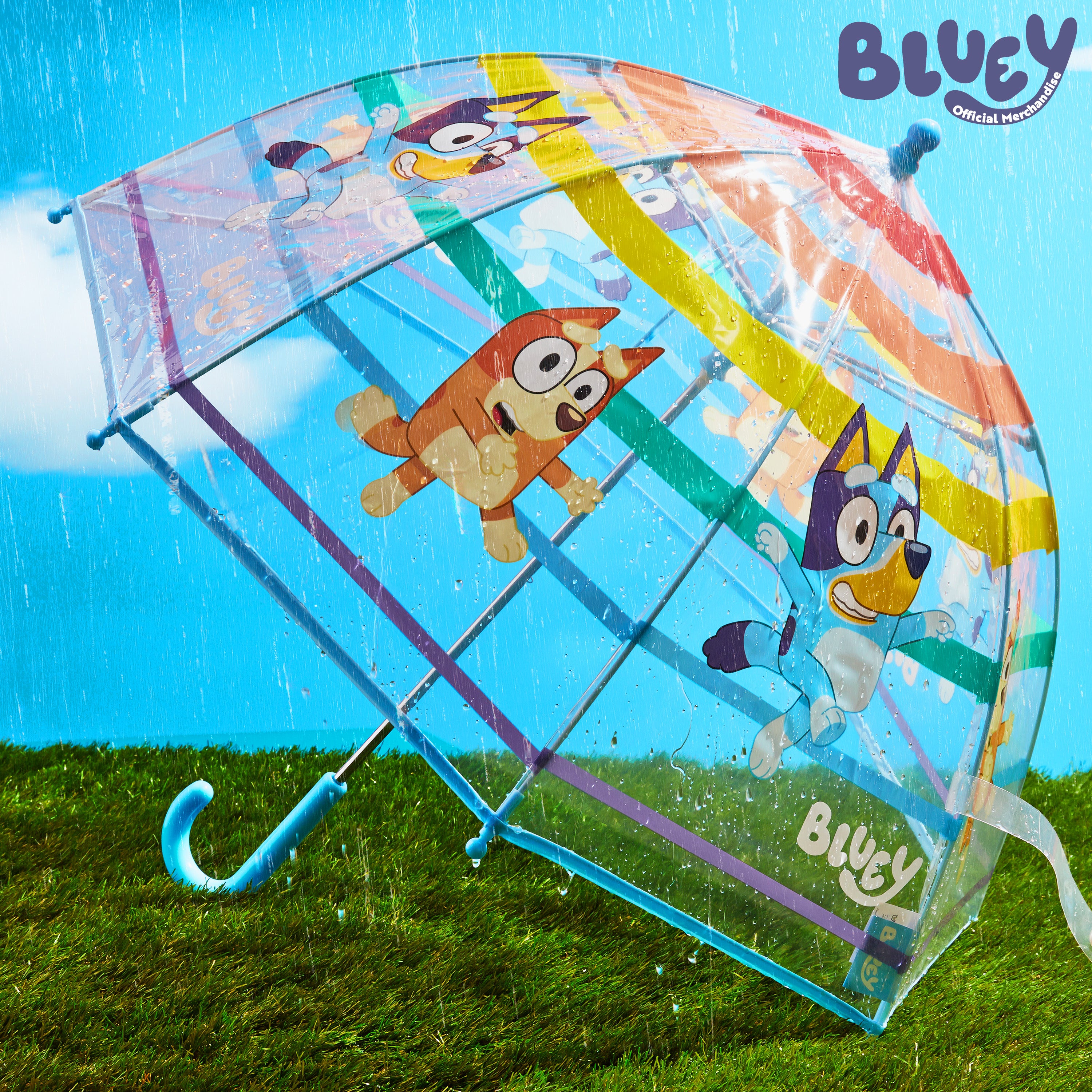bluey-parapluie-enfant-cloche-transparent-l-ger image 2