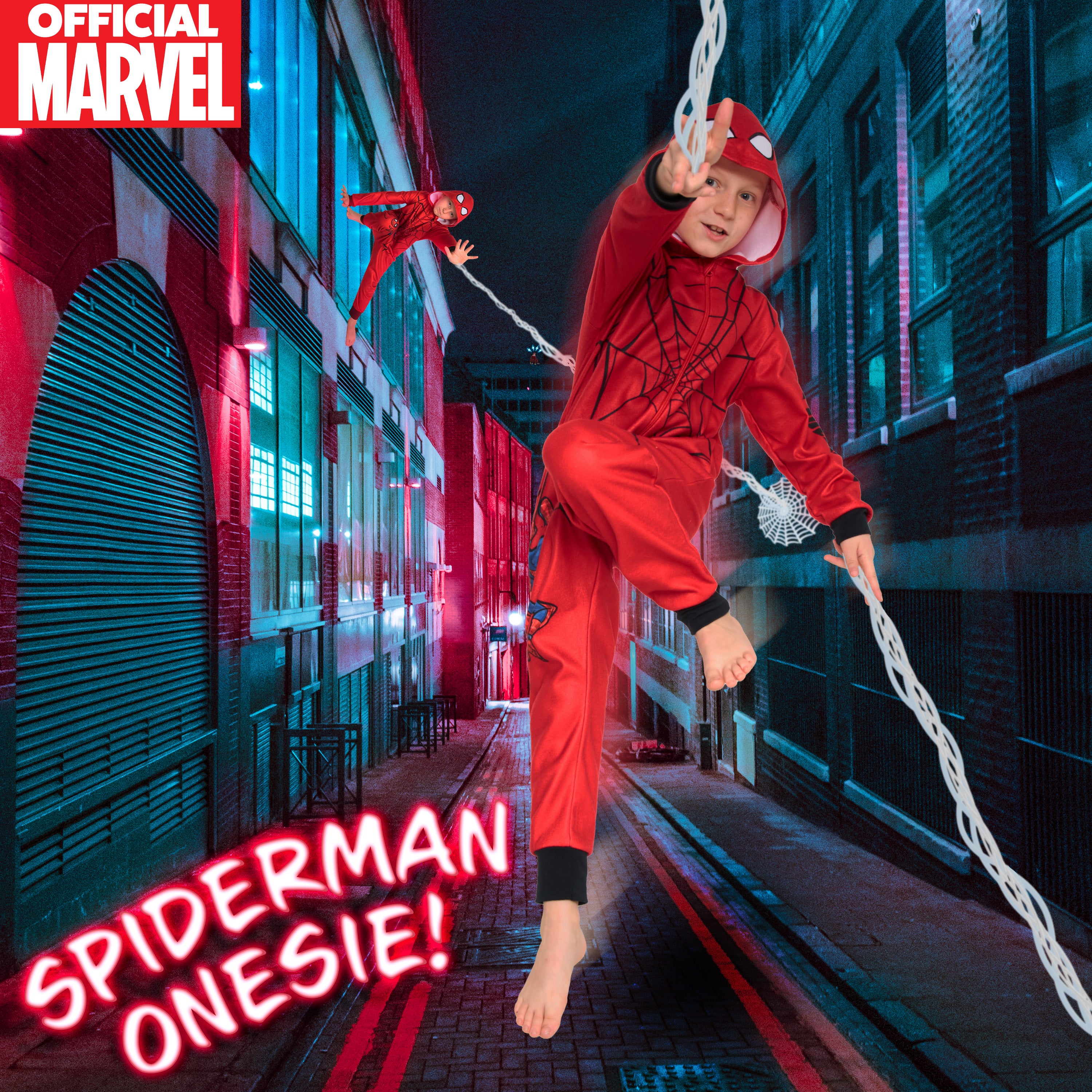 marvel-combinaison-polaire-gar-on-capuche-7-8-ans image 2