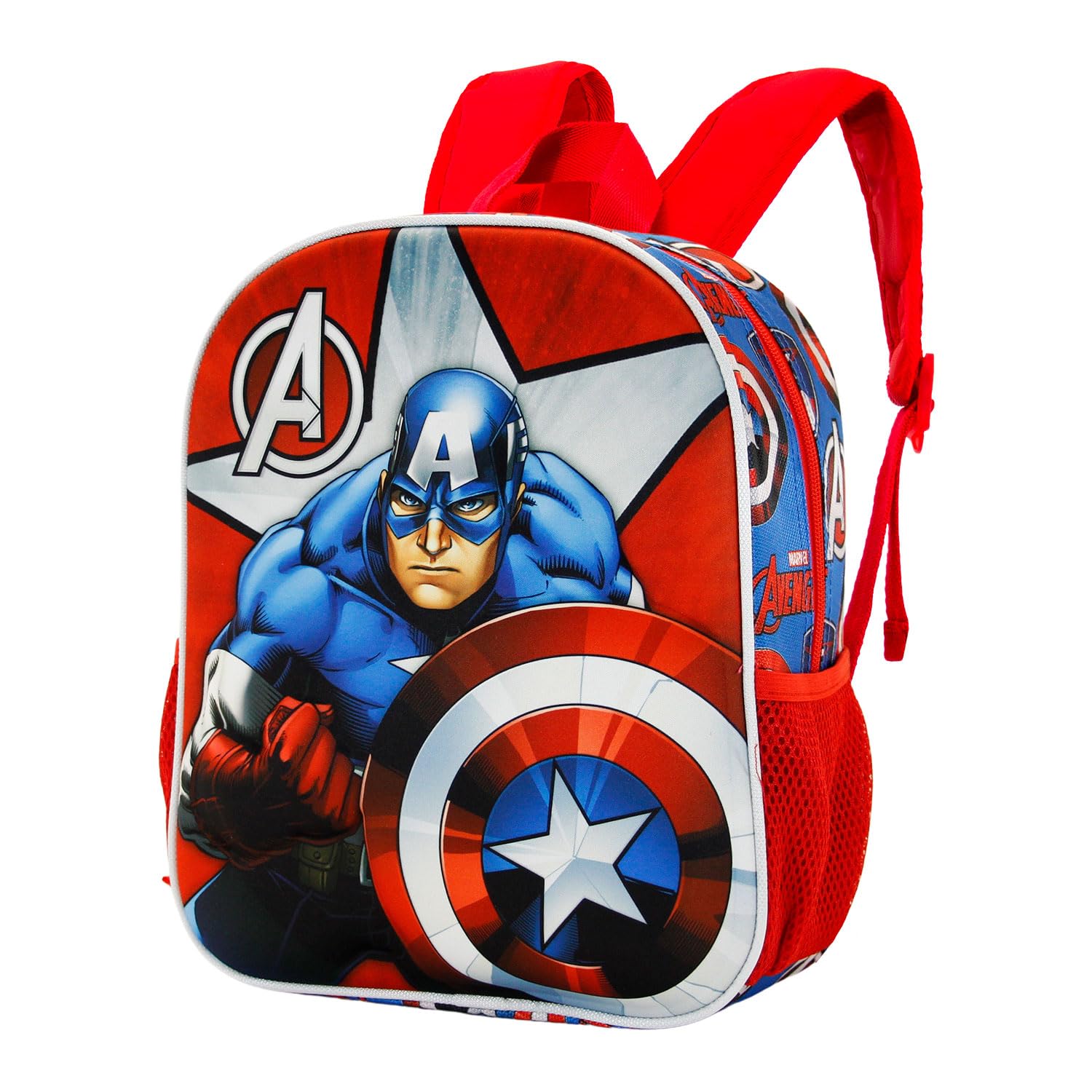 marvel-sac-dos-3d-petit-bleu-three-enfant-pr-scolaire image 4