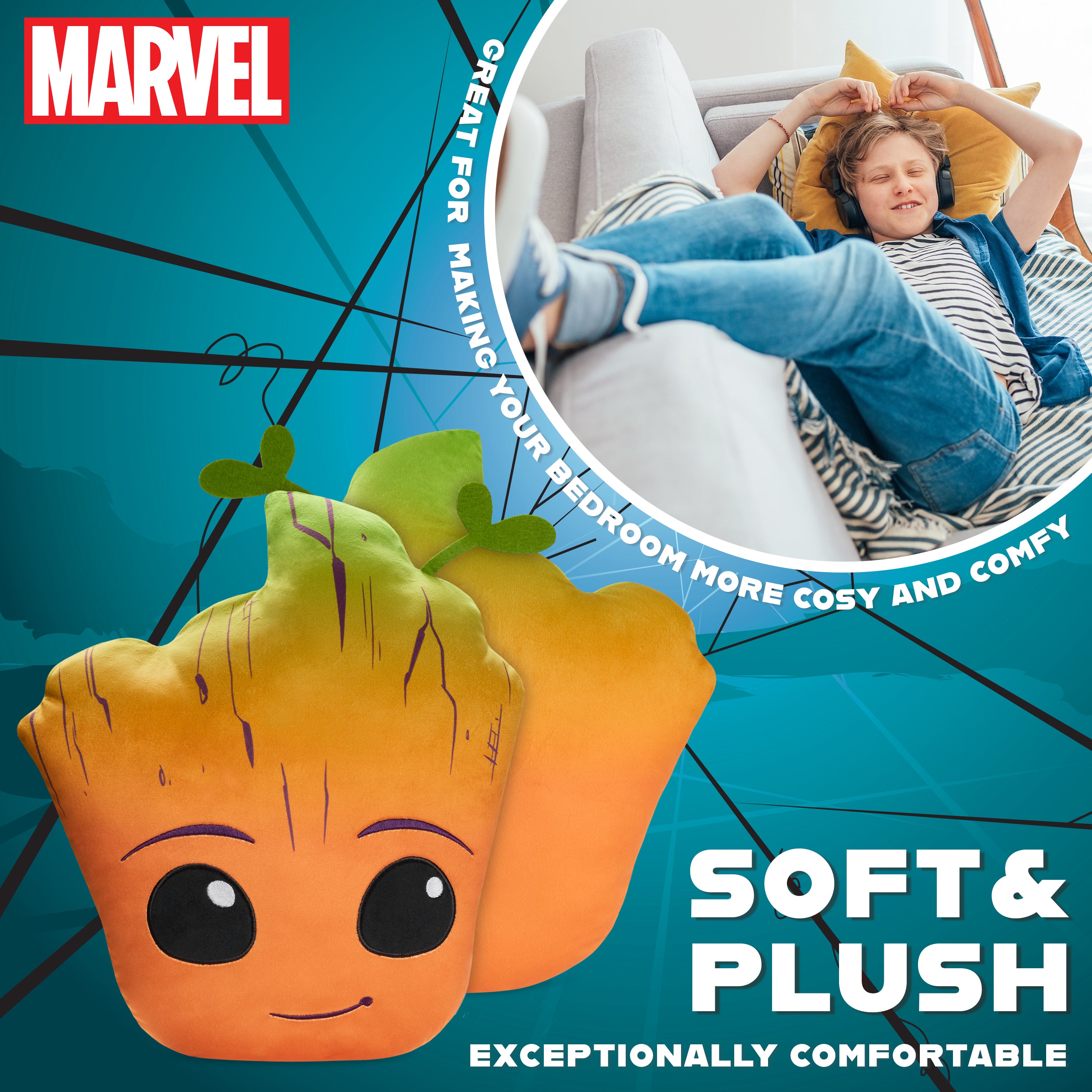 disney-groot-coussin-peluche-enfant-orange-37-x-31-cm image 5