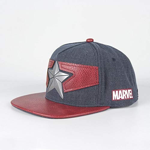marvel-avengers-casquette-visiere-plate-bleue-enfant-56 image 4