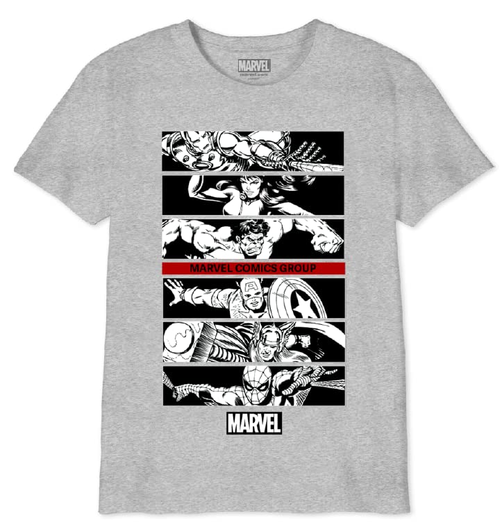 marvel-t-shirt-garcon-blanc-6-ans-coton-super-heros image 3