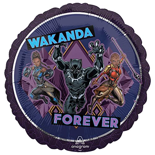 marvel-black-panther-ballon-aluminium-45-cm-f-te image 2