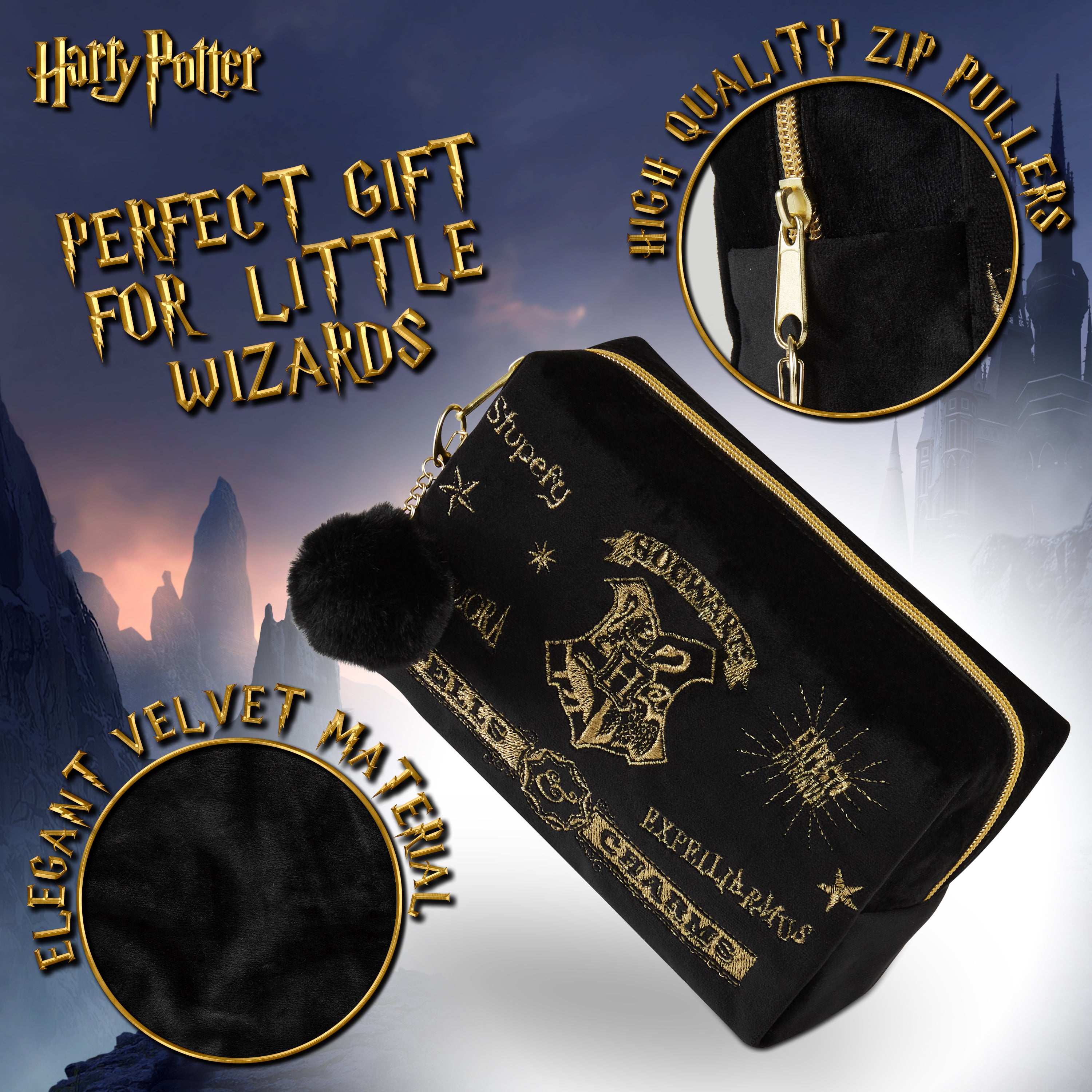 harry-potter-trousse-maquillage-velours-poudlard-femme image 2