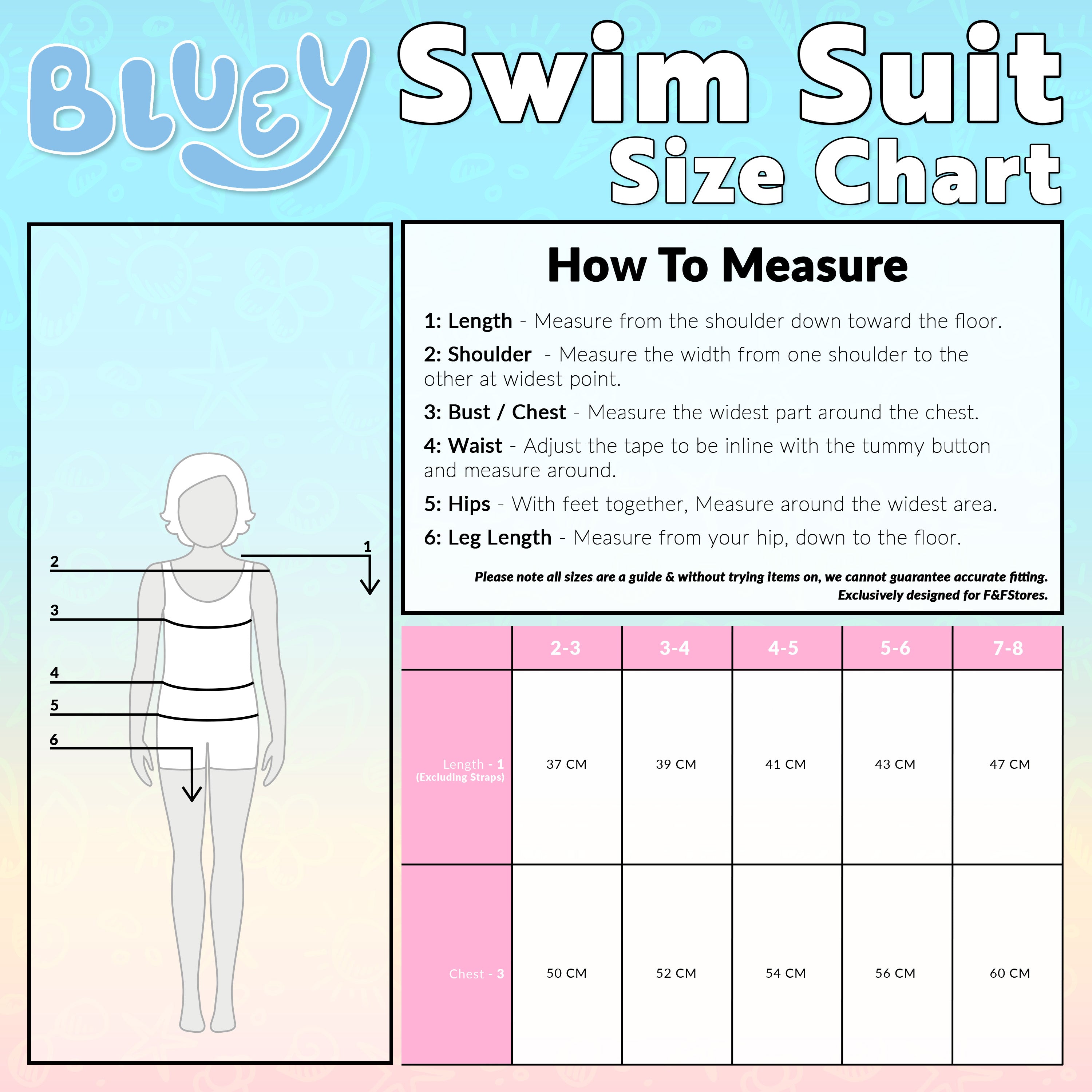 bluey-maillot-de-bain-fille-une-pi-ce-5-6-ans-polyester image 6