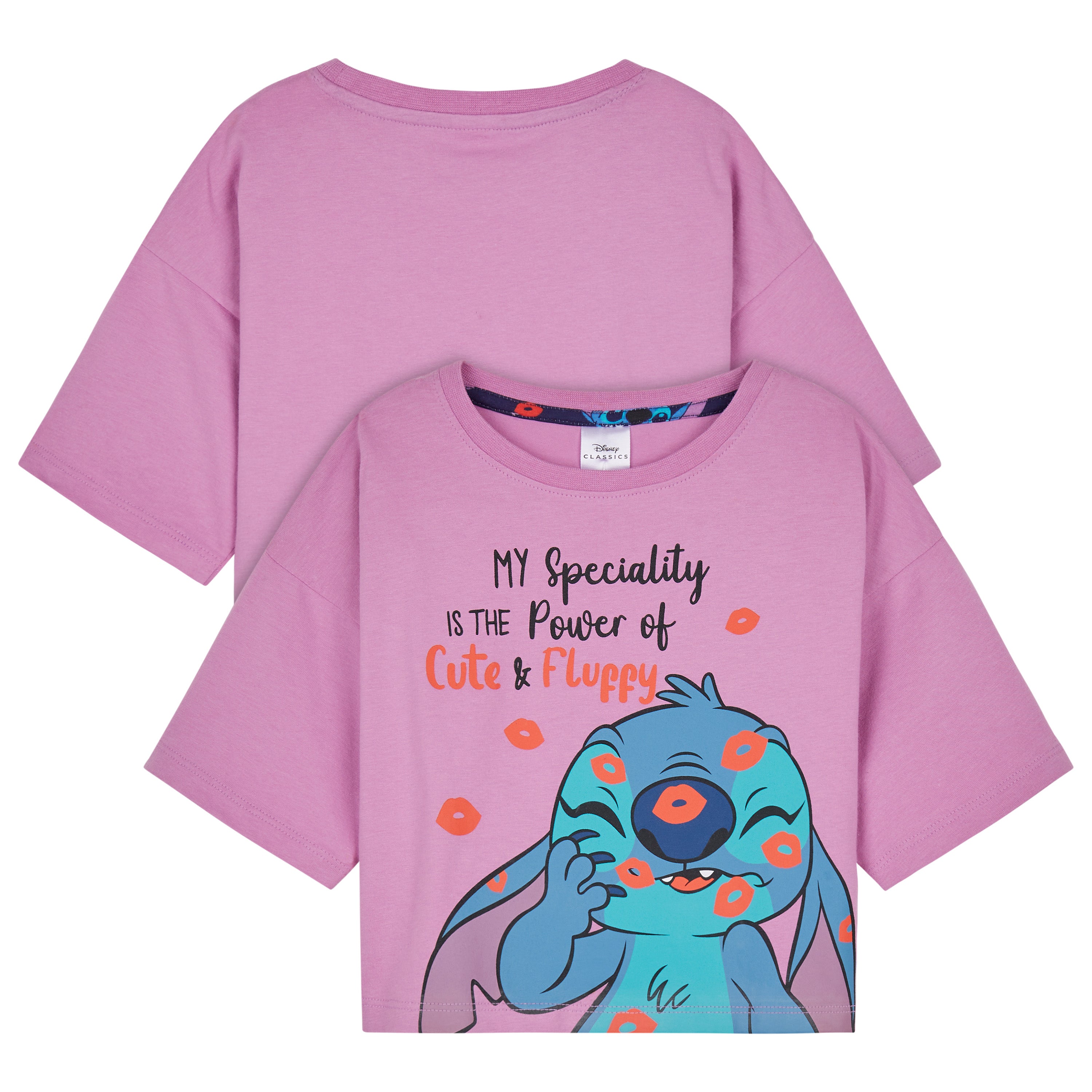 disney-stitch-pyjama-fille-2-pi-ces-coton-7-8-ans image 3