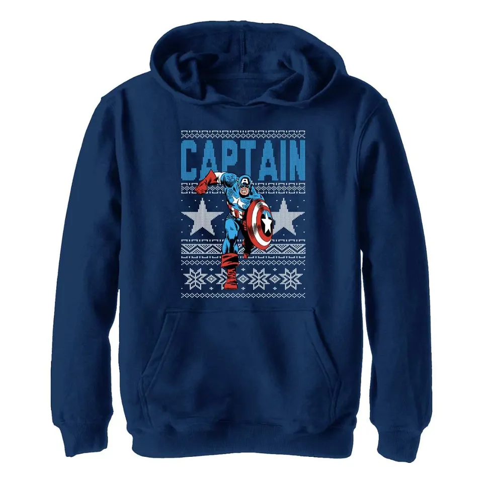 marvel-ugly-captain-sweat-capuche-enfant-7-ans-coton image 1