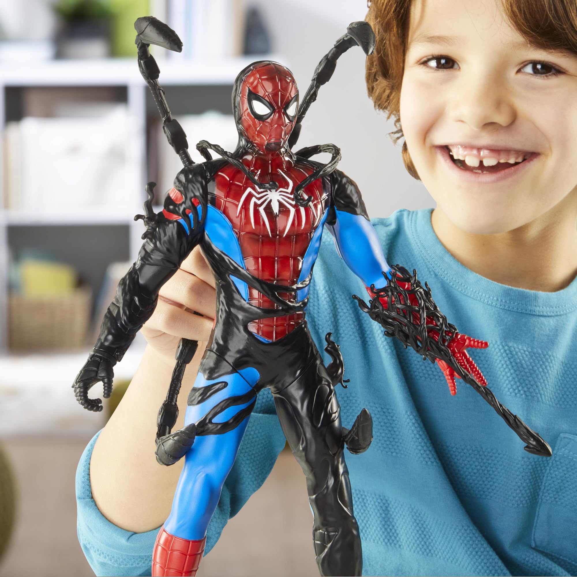 marvel-venomversus-spider-man-figurine-28-cm-noir-symbiote image 8