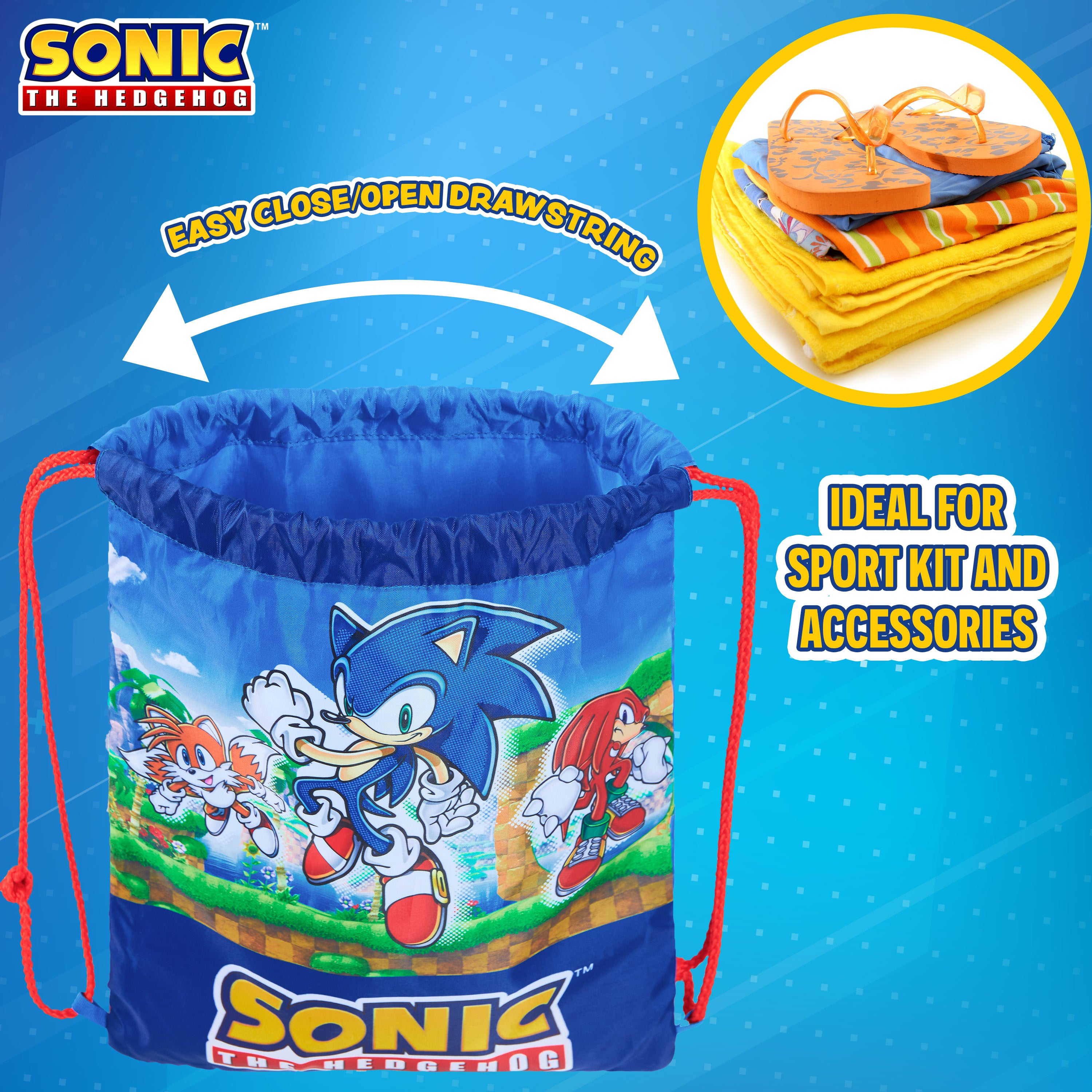 sonic-sac-piscine-cordon-enfant-31x40-cm-polyester image 5