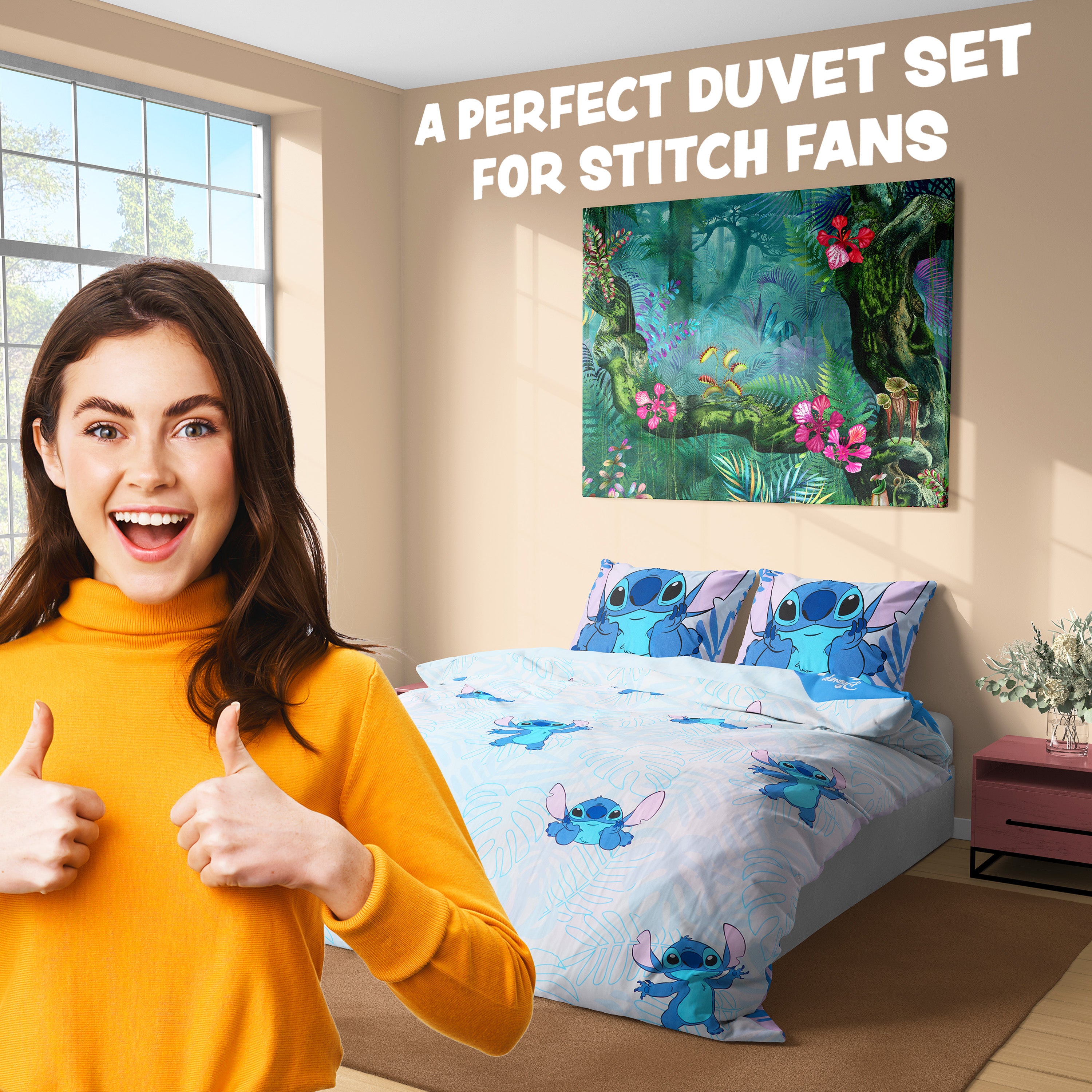 get-trend-stitch-housse-de-couette-double-bleue-taies image 5