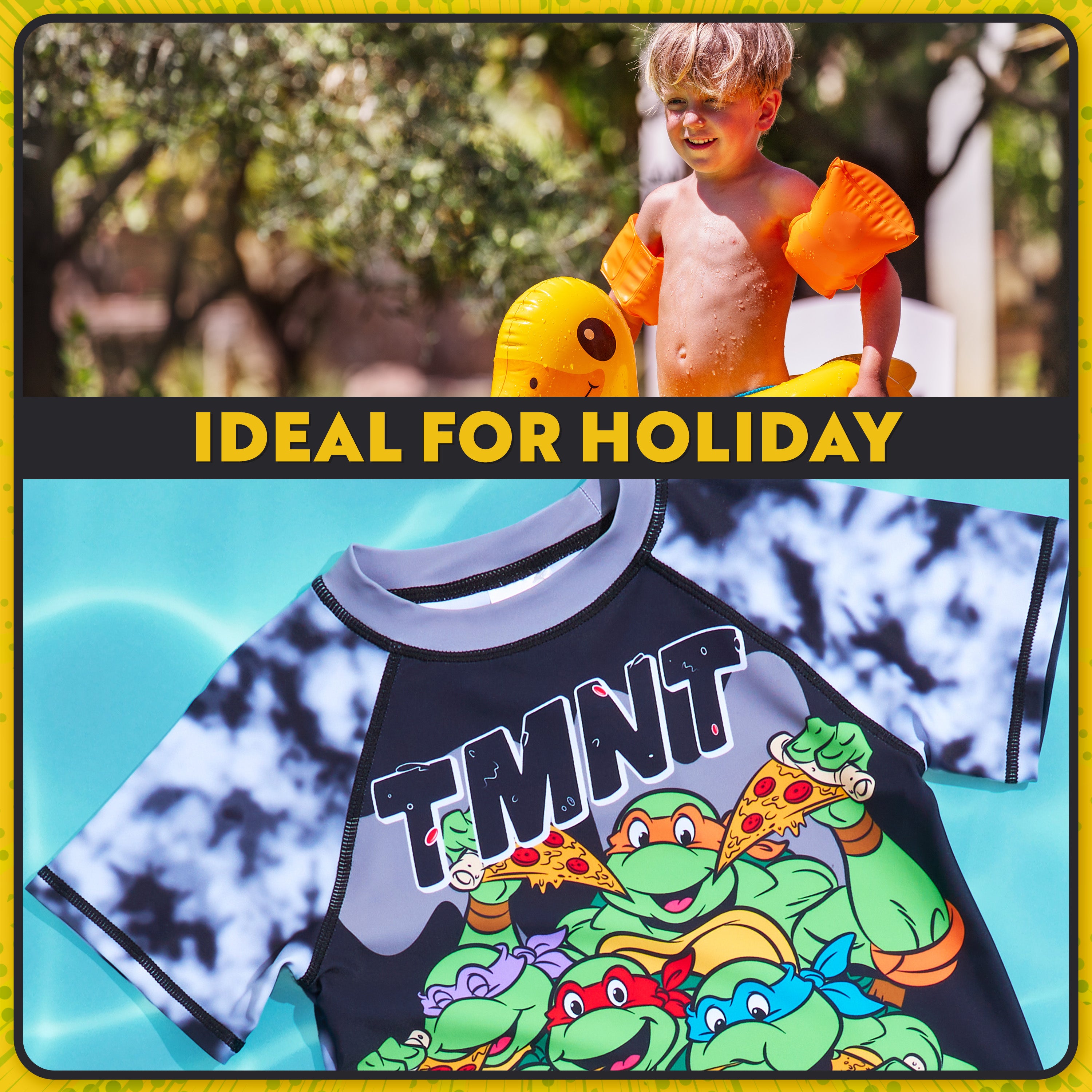 get-trend-tortues-ninja-maillot-bain-gar-on-7-8-ans-2-pi-ces image 2