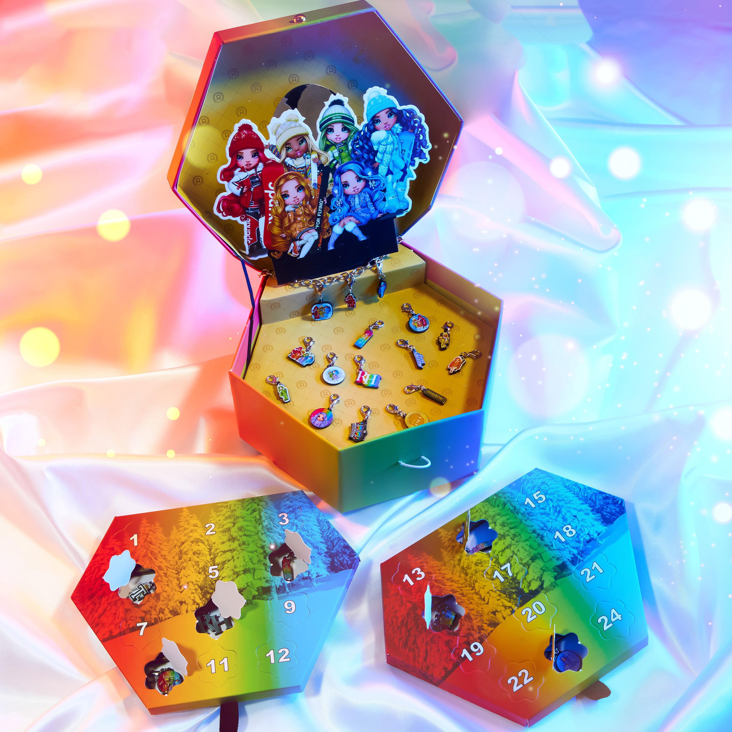 rainbow-high-calendrier-avent-bijoux-bracelet-24-charms image 2