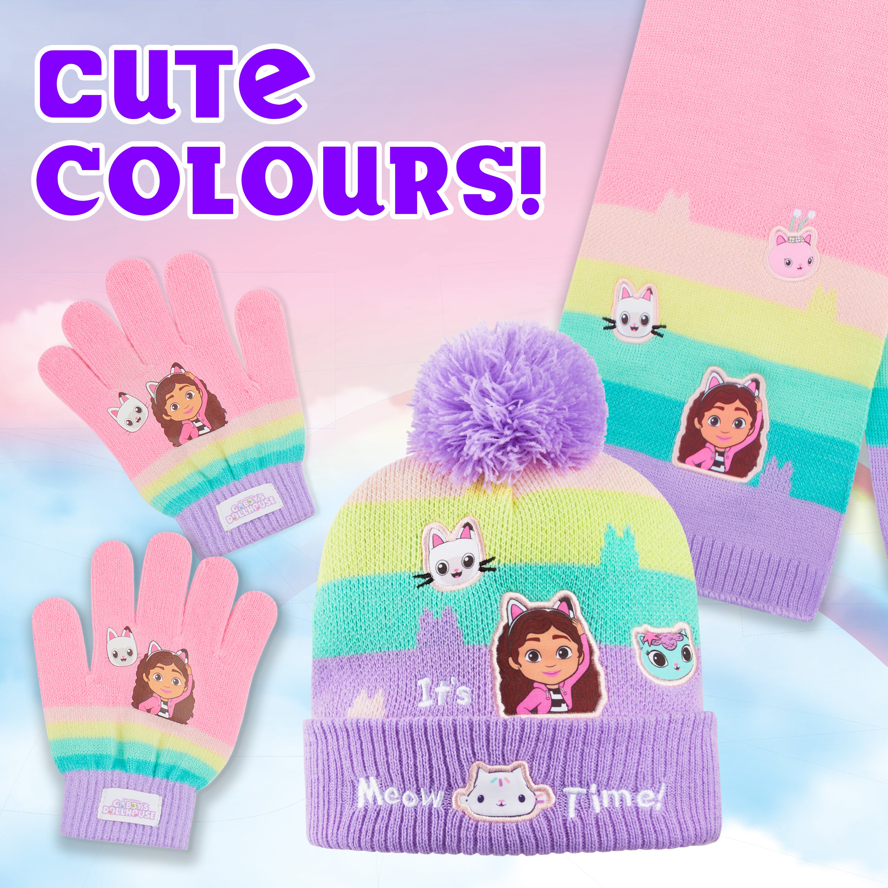 gabby-dollhouse-ensemble-hiver-fille-bonnet-charpe-gants image 6