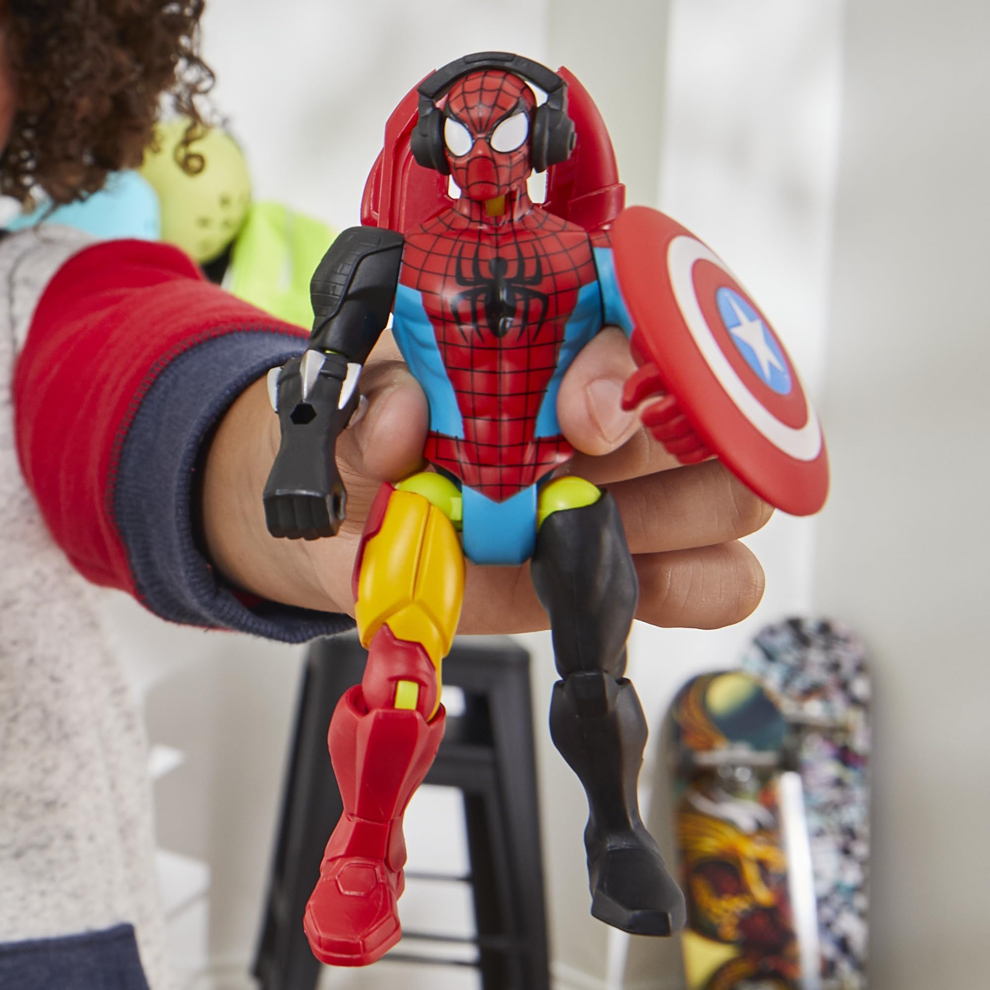 marvel-mixmashers-spider-man-figurine-12-cm-spider-man-combiner image 4