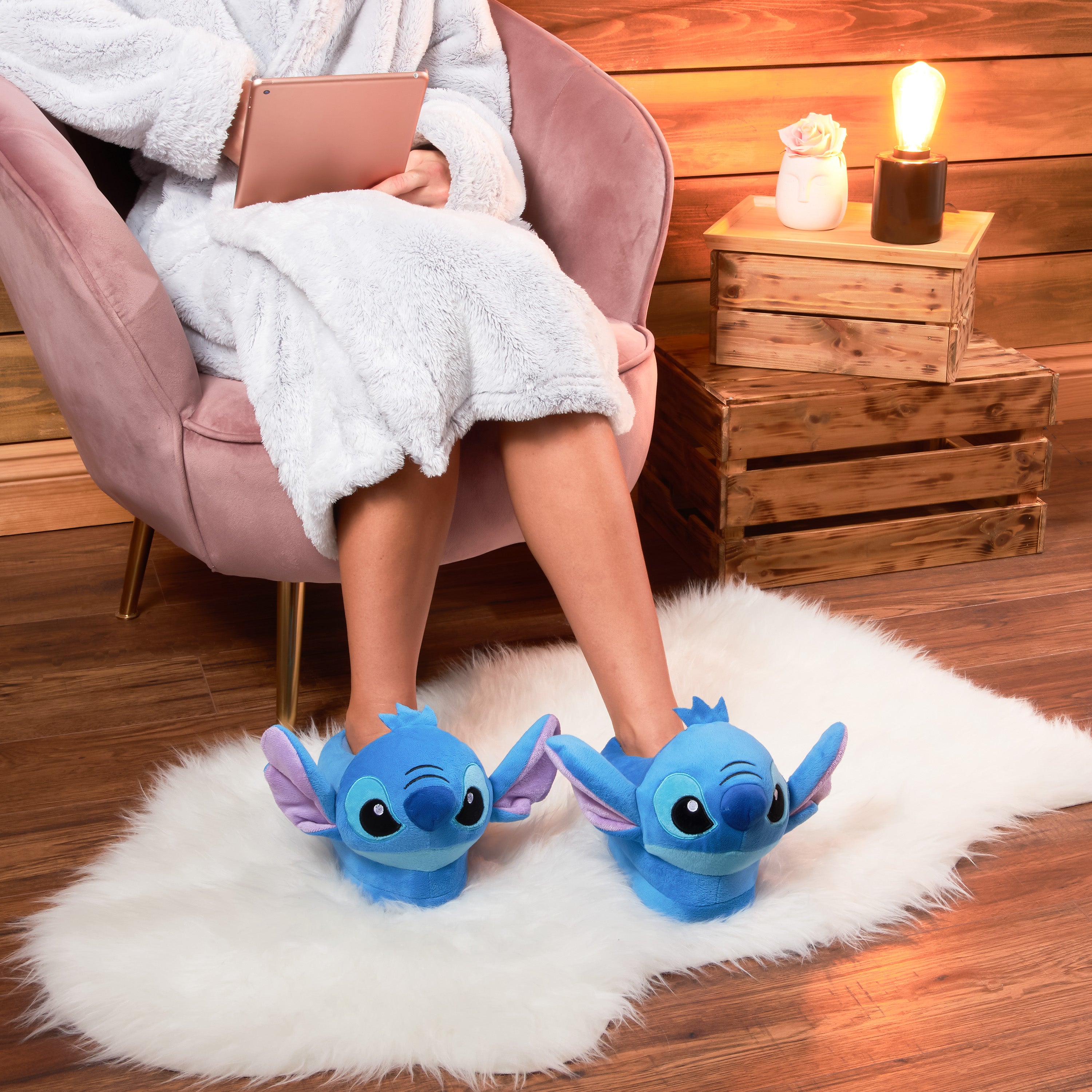 get-trend-stitch-chaussons-femme-3d-peluche-taille-5-6 image 5