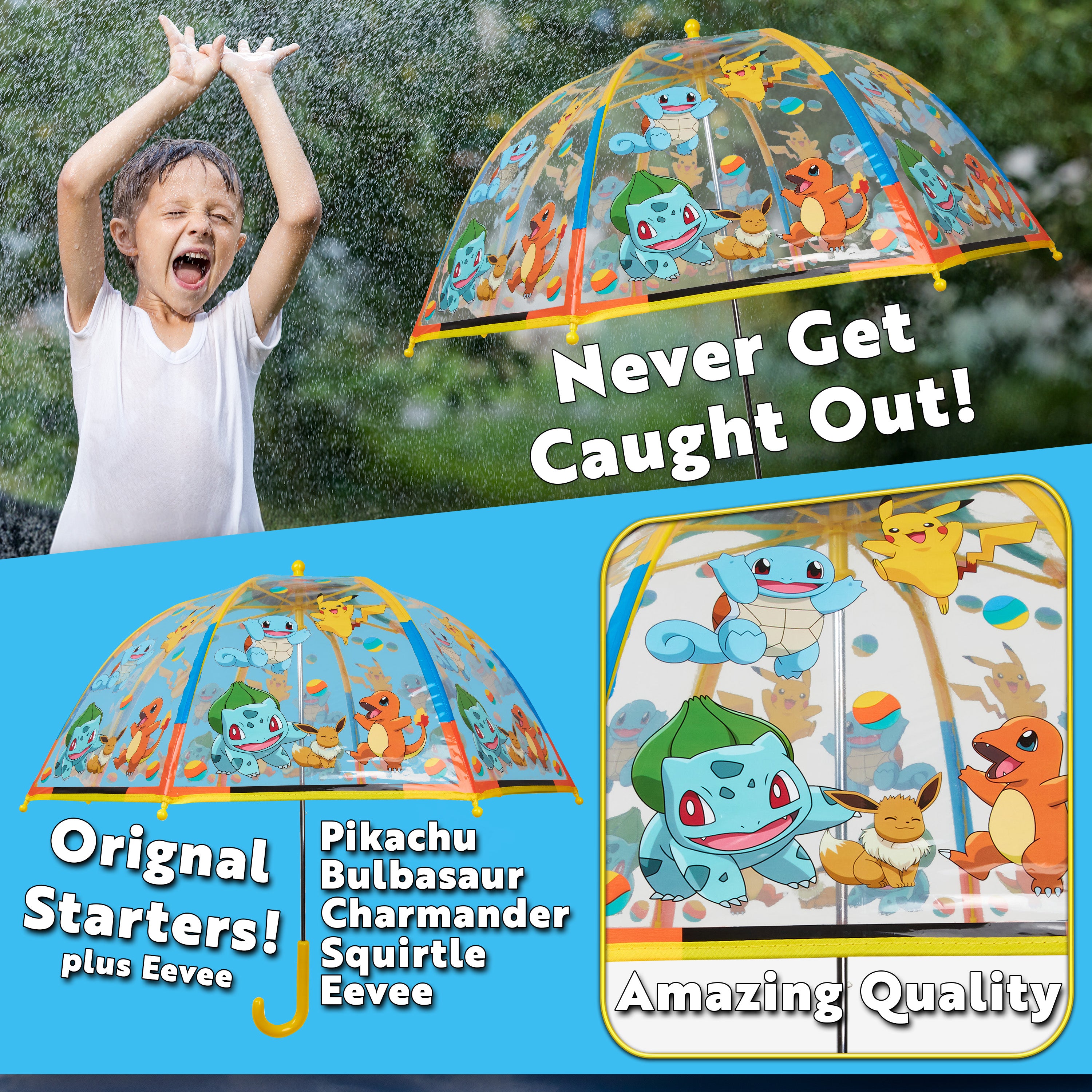 pok-mon-parapluie-enfant-transparent-cloche-canne image 5