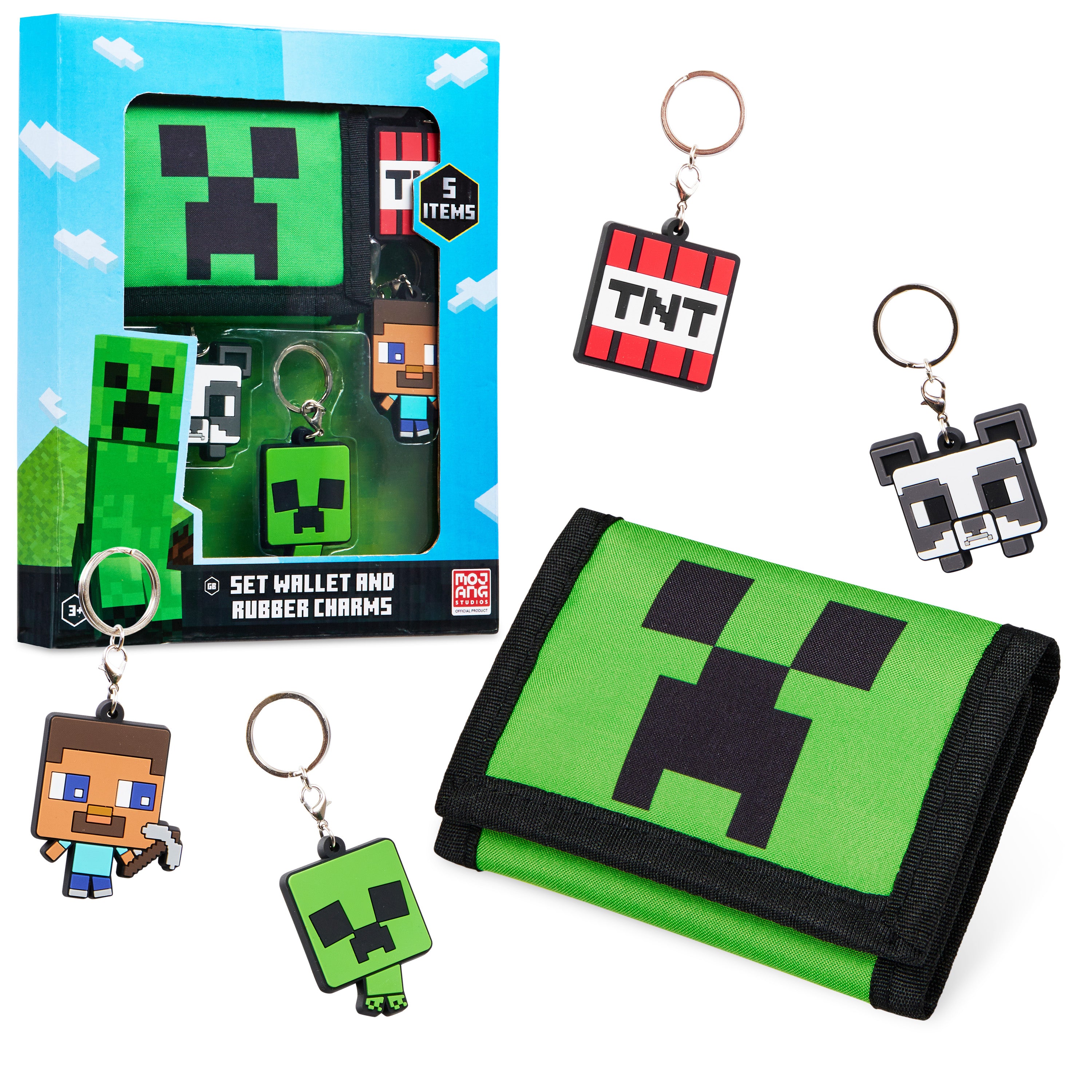 minecraft-portefeuille-gar-on-creeper-4-porte-cl-s image 1