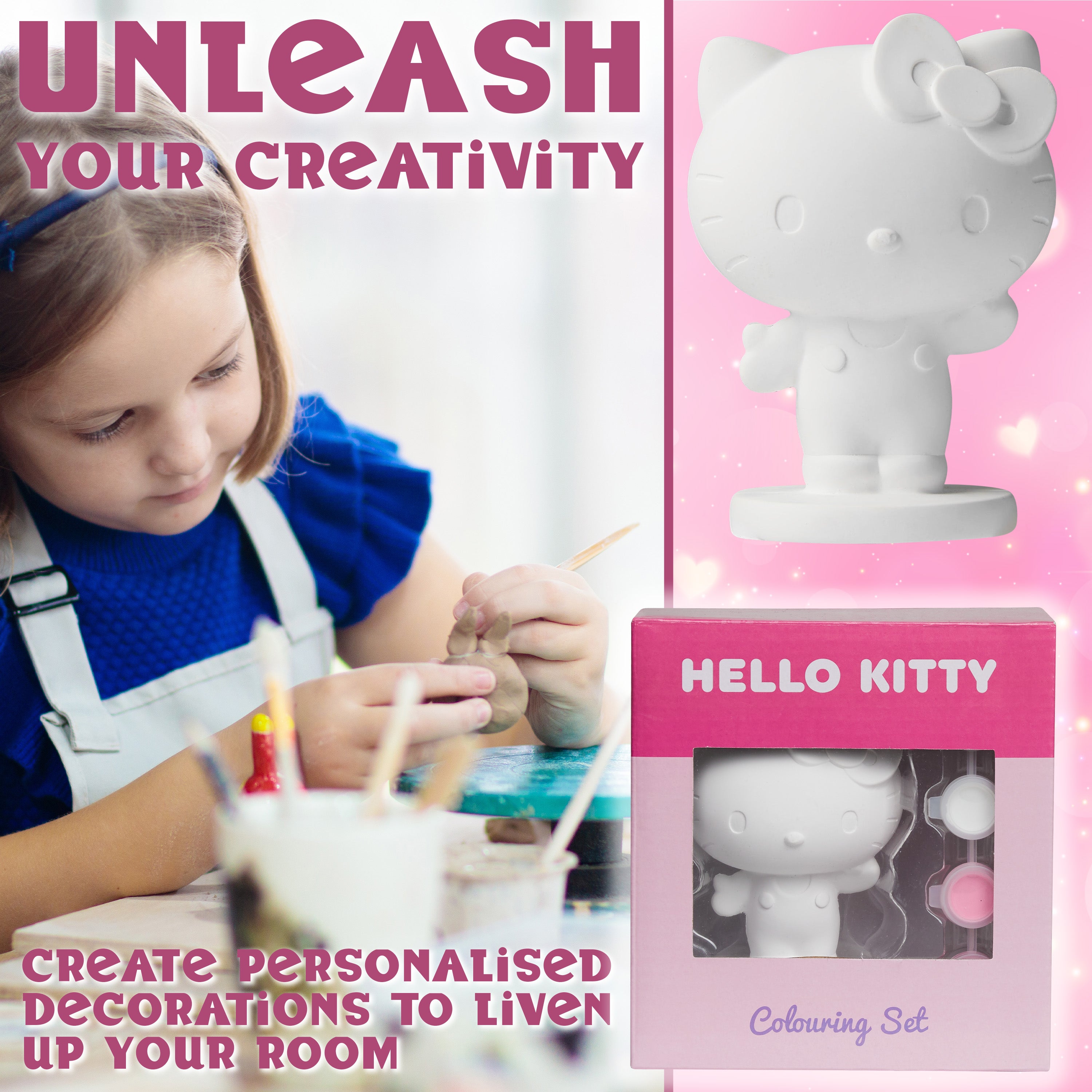 hello-kitty-kit-peinture-figurine-pl-tre-peindre-avec-pinceau image 5