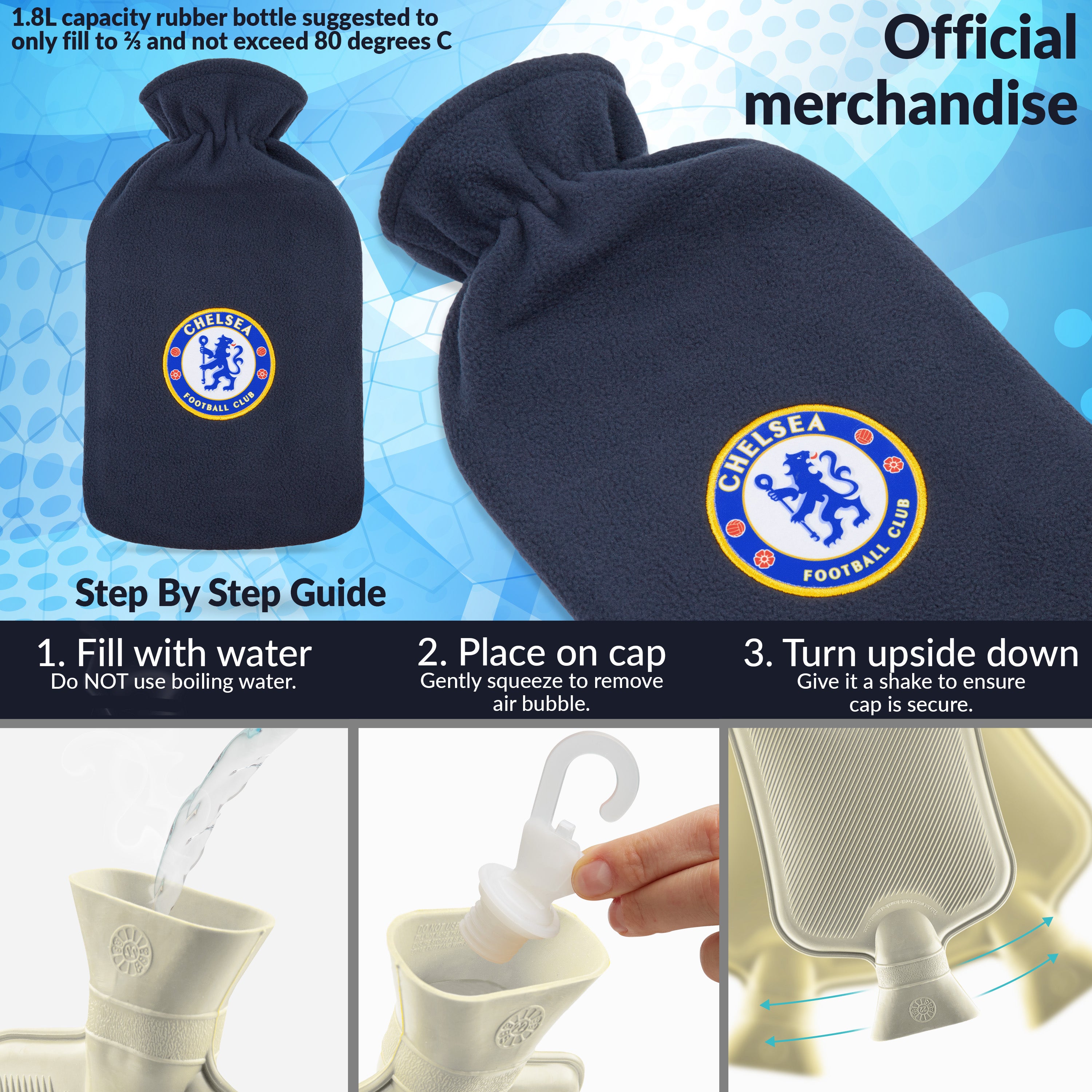 chelsea-f-c-bouillotte-eau-chaude-1-8l-housse-marine image 6