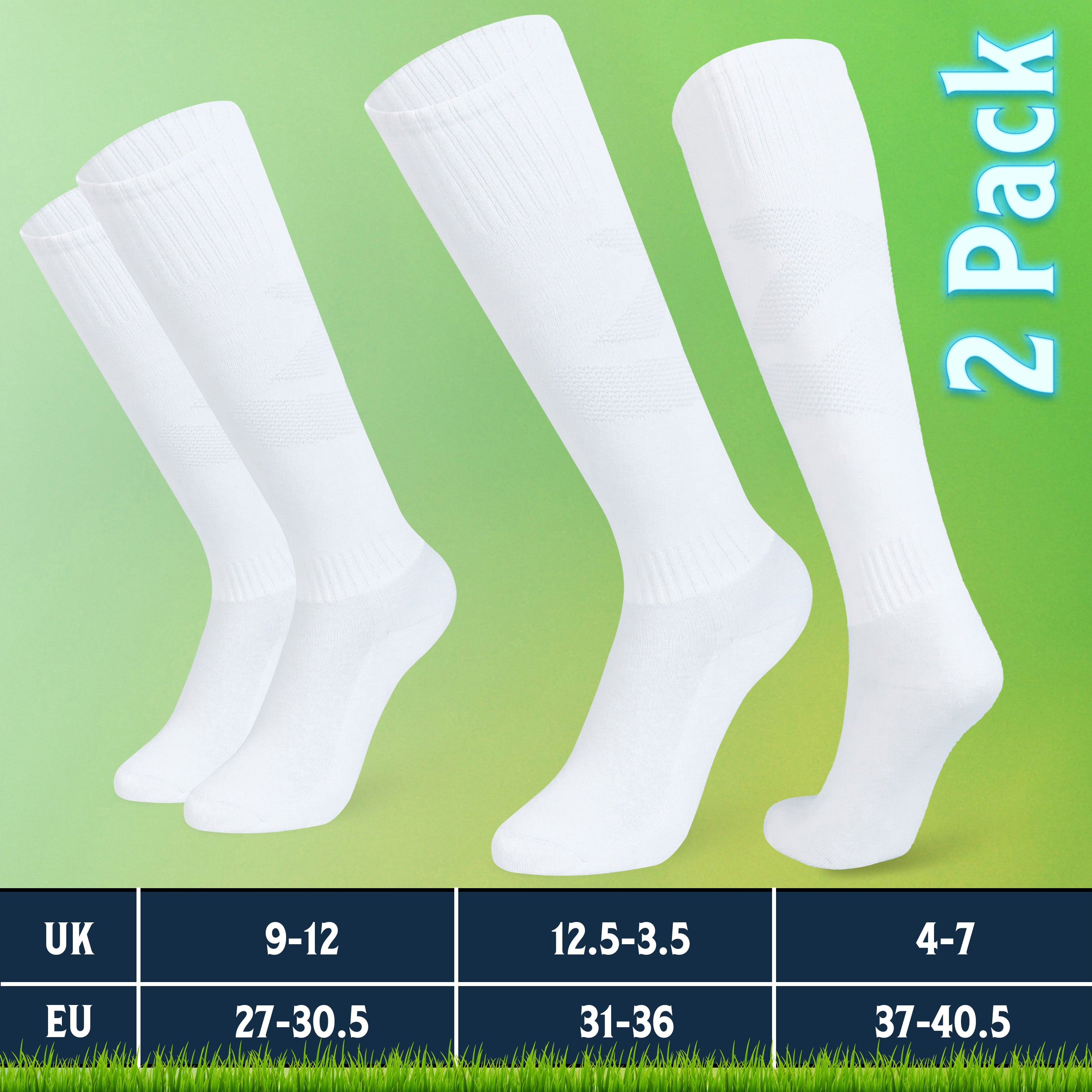 get-trend-chaussettes-hautes-enfant-sport-lot-de-2-blanc image 7