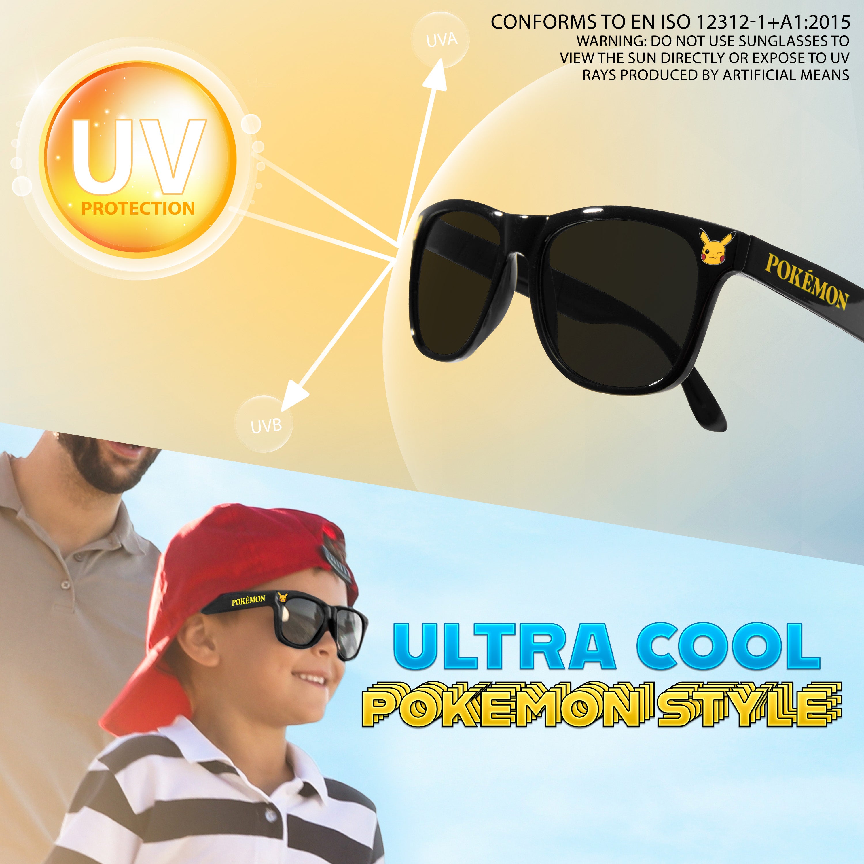 get-trend-boys-pok-mon-casquette-lunettes-enfant-pikachu-r-glable image 5