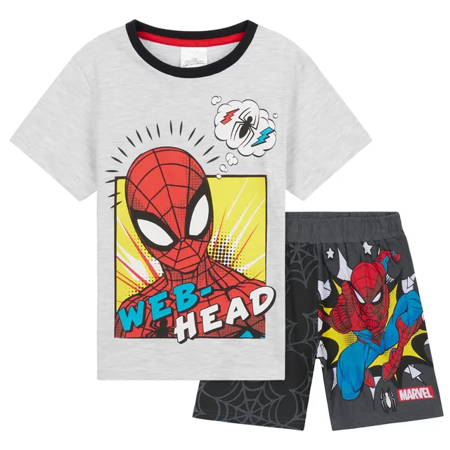 marvel-spiderman-pyjama-court-gar-on-t-respirant image 1