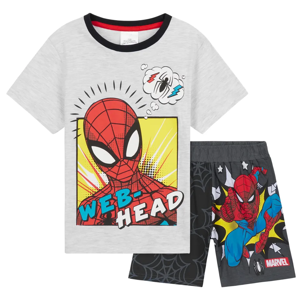 marvel-spiderman-pyjama-court-gar-on-t-respirant image 1