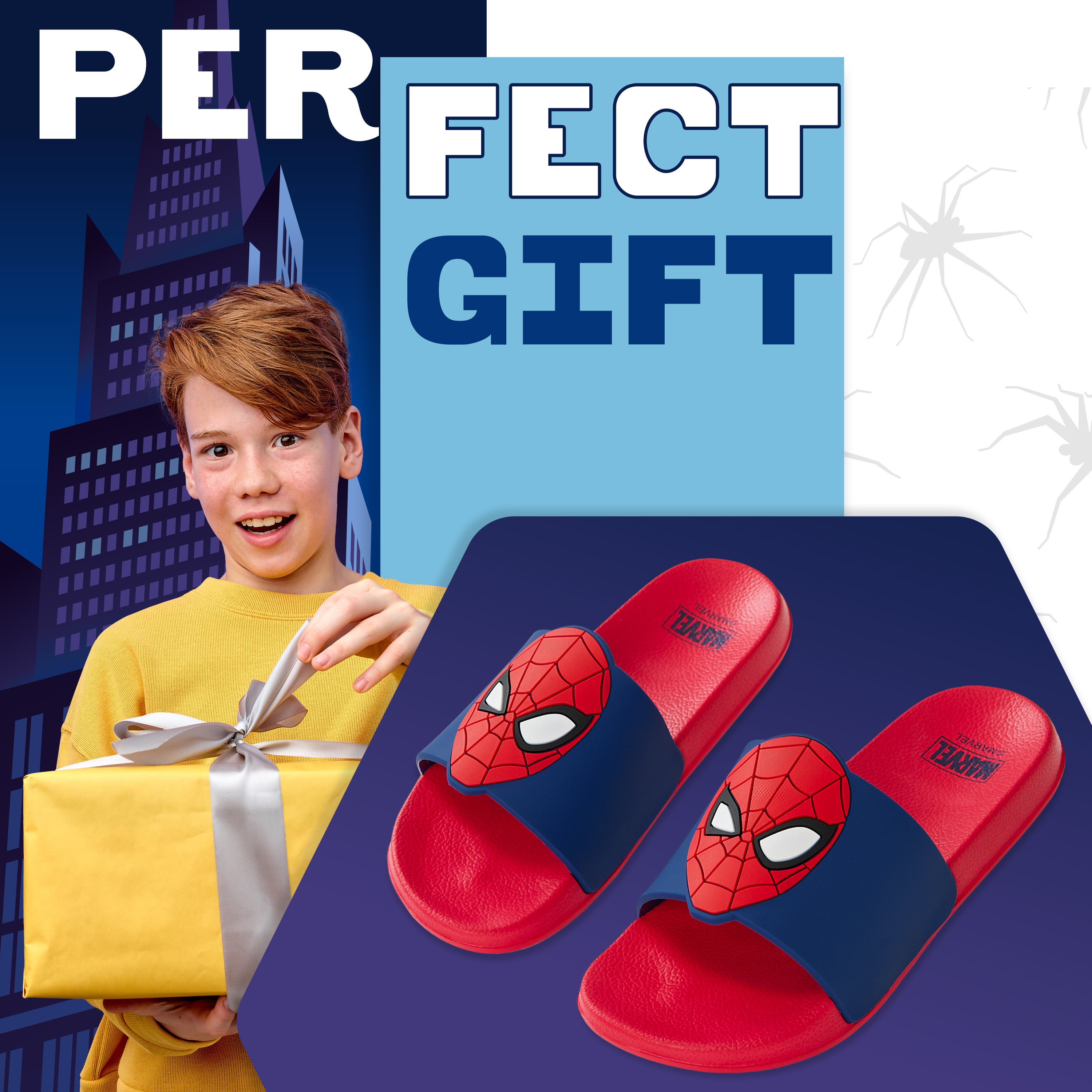 get-trend-boys-claquettes-spiderman-marvel-gar-on-plage-eva image 3