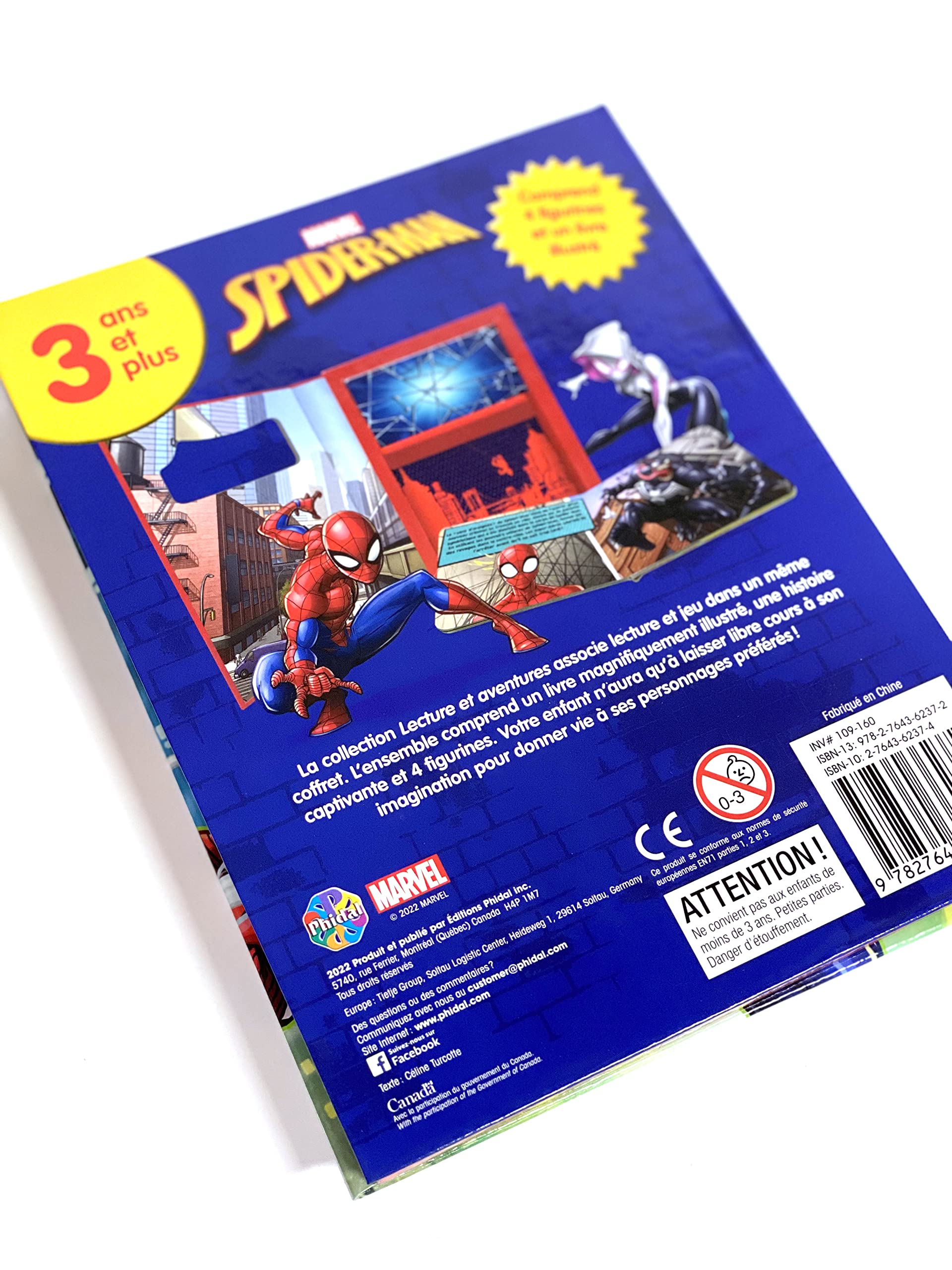 marvel-spiderman-lecture-et-aventures-livre-4-figurines image 6