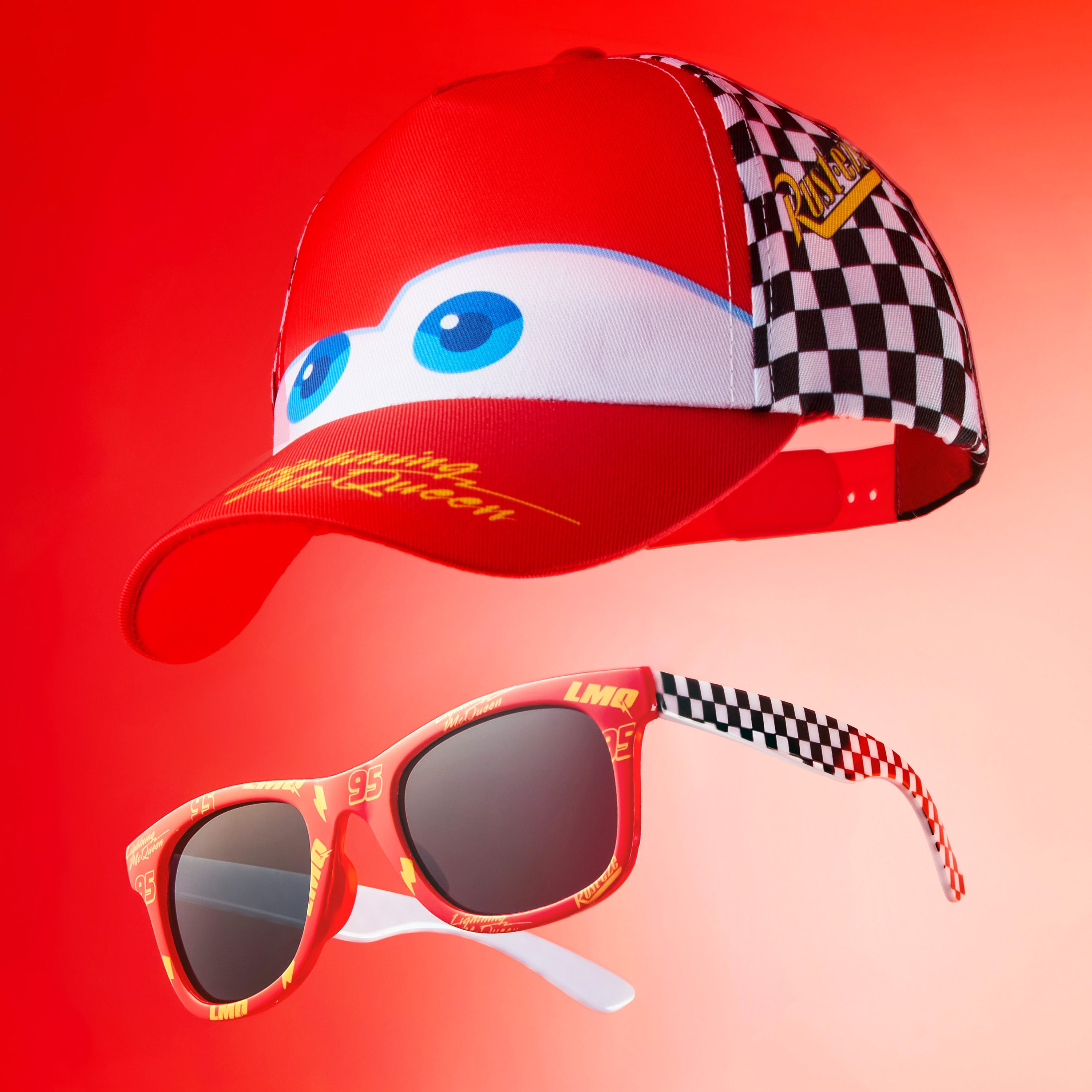 cars-flash-mcqueen-casquette-lunettes-soleil-enfant-uv400 image 5
