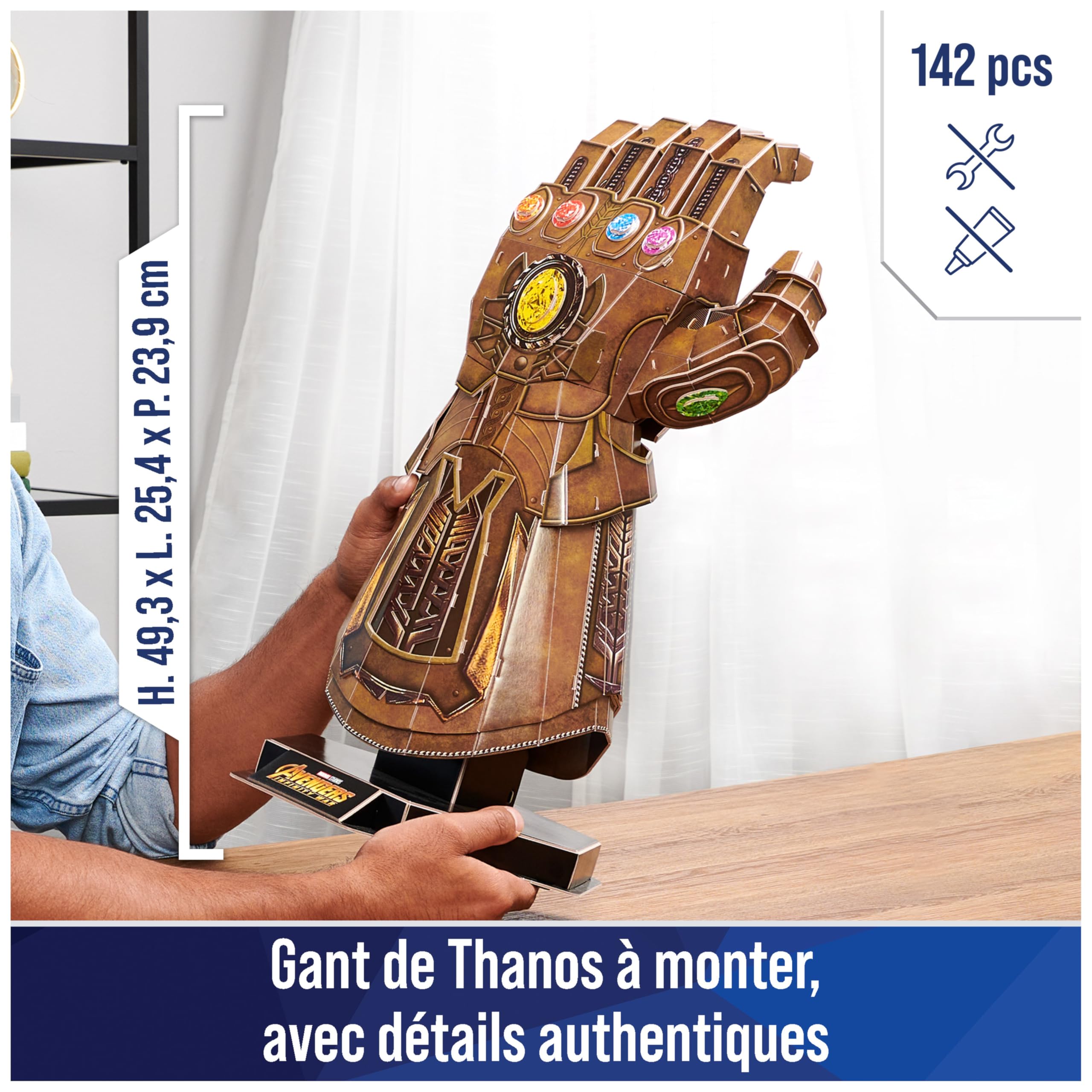 marvel-puzzle-3d-gant-de-l-infini-142-pi-ces image 2
