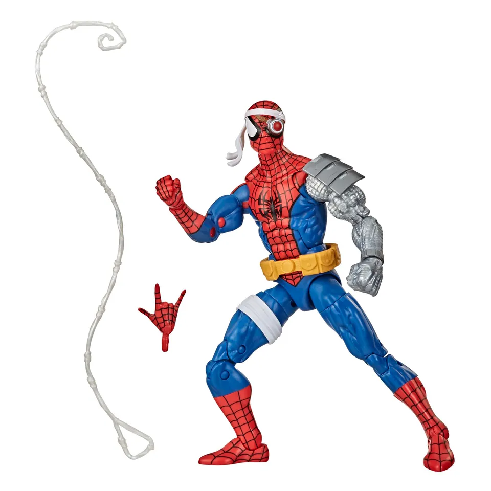 hasbro-marvel-legends-retro-cyborg-spider-man-figurine-15cm image 1