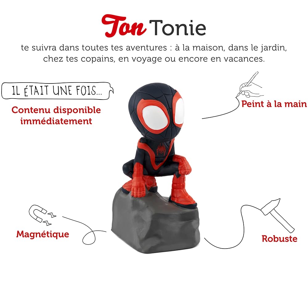 tonies-spidey-miles-morales-figurine-audio-toniebox-3-ans image 2