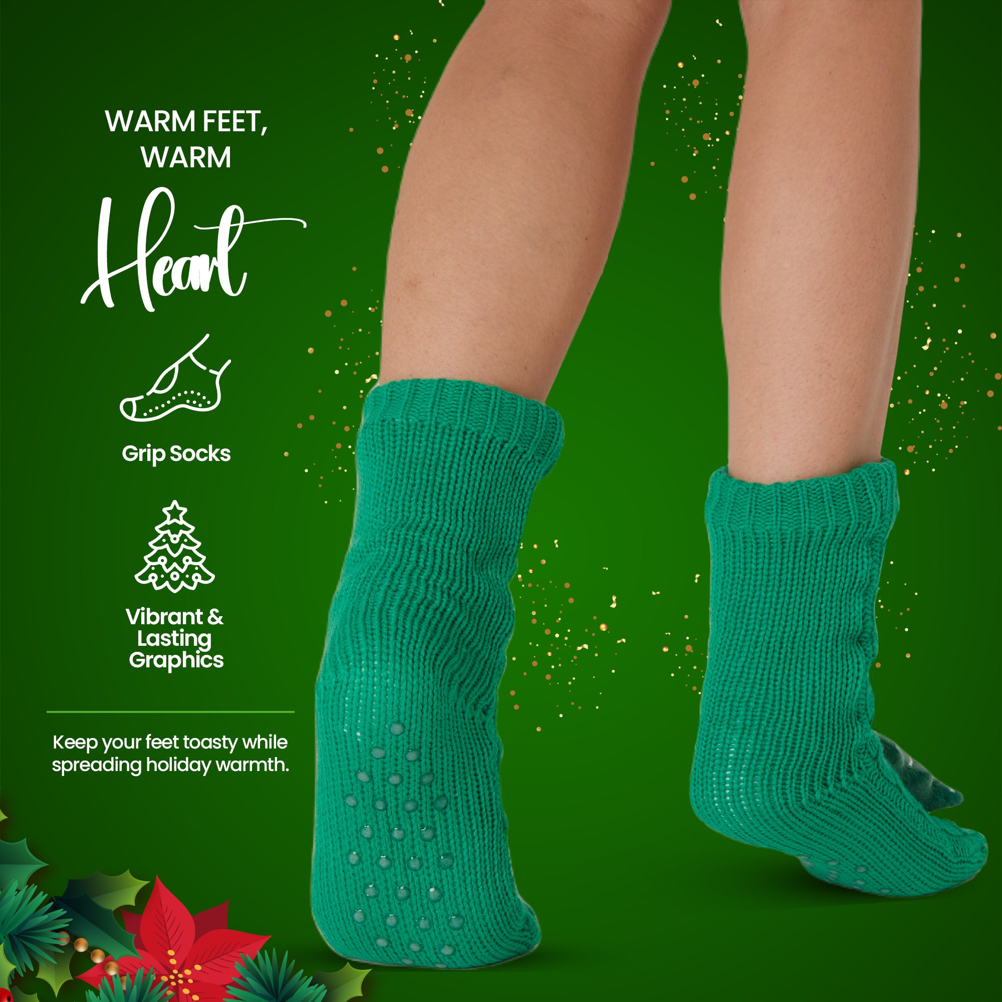 citycomfort-sapin-chaussettes-pilou-femme-noel-antidesrapantes image 4