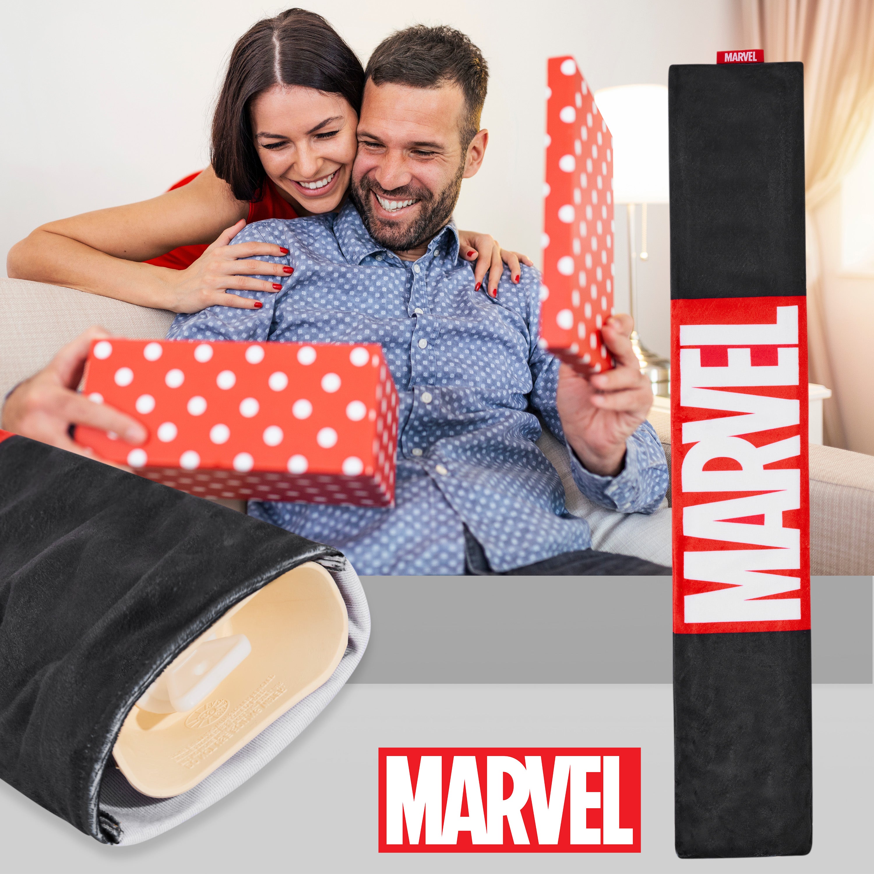 marvel-bouillotte-eau-chaude-housse-polaire-noire-2-litres image 4