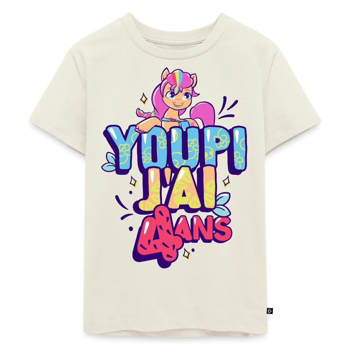 my-little-pony-4-ans-t-shirt-enfant-coton-bio-4-ans image 6