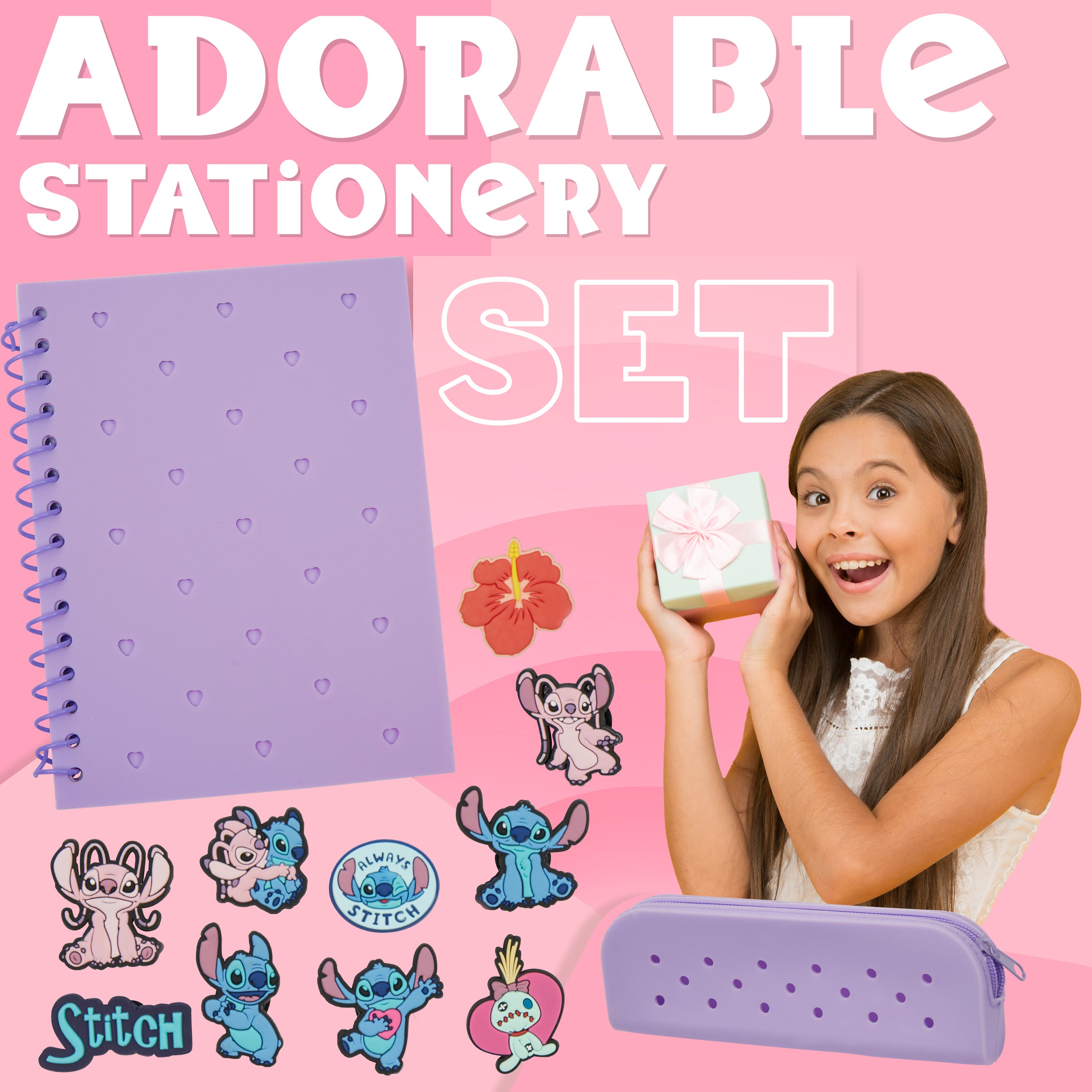 disney-stitch-coffret-papeterie-a5-carnet-trousse-pin-s image 3