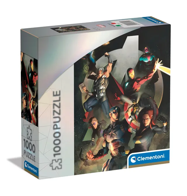 clementoni-marvel-avengers-puzzle-1000-pi-ces-70x50-cm-39721 image 1