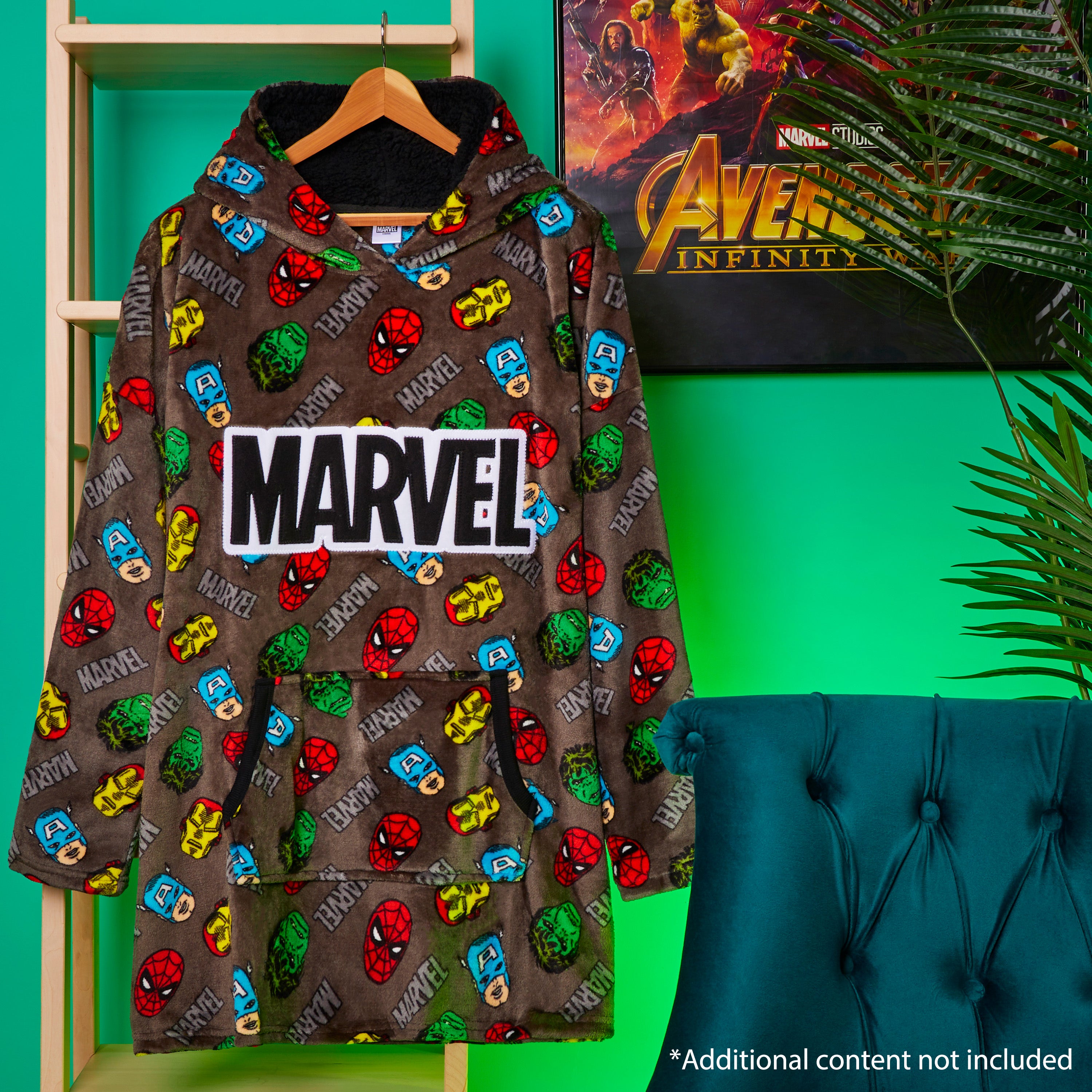 get-trend-marvel-sweat-plaid-homme-polaire-iron-man image 2