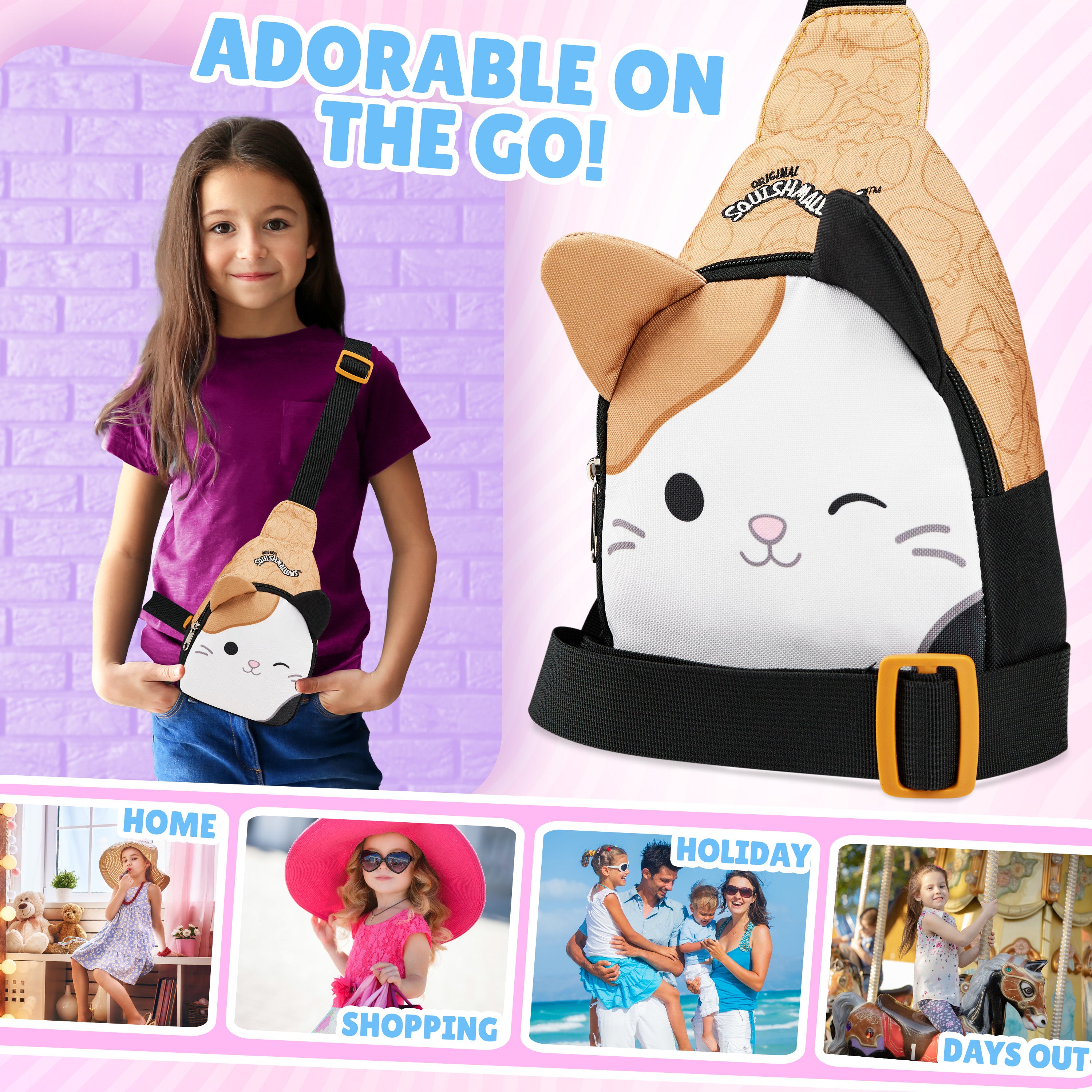 squishmallows-sac-bandouli-re-enfant-cam-chat-mini image 2