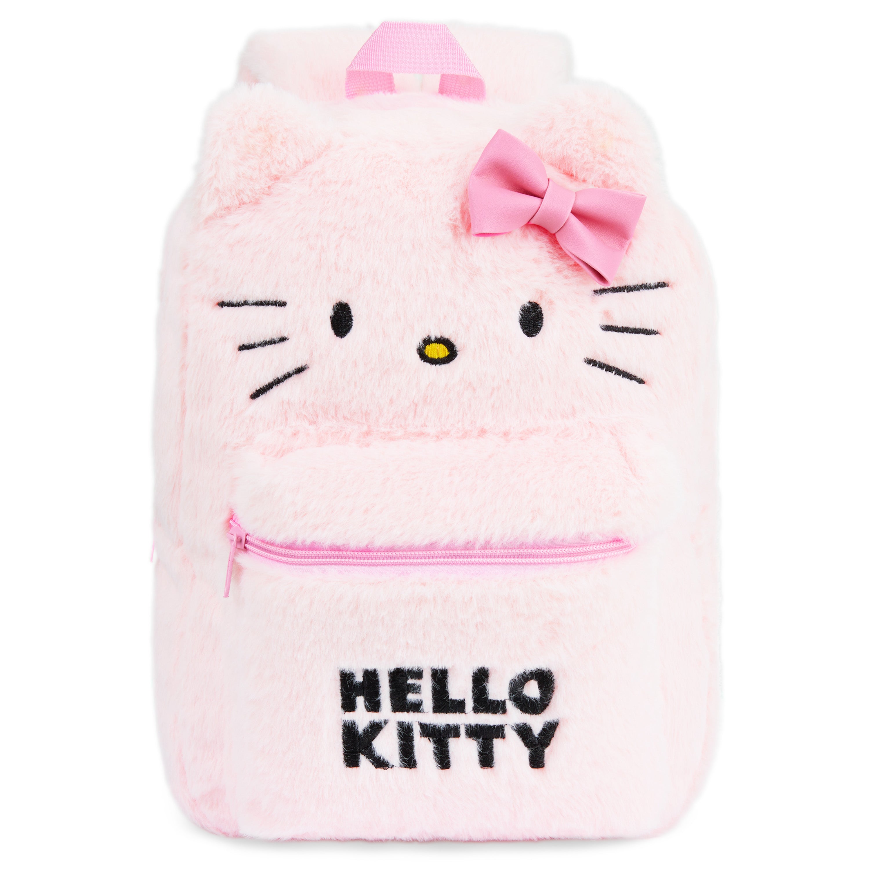 hello-kitty-sac-dos-peluche-fluffy-kawaii-rose-fille image 1