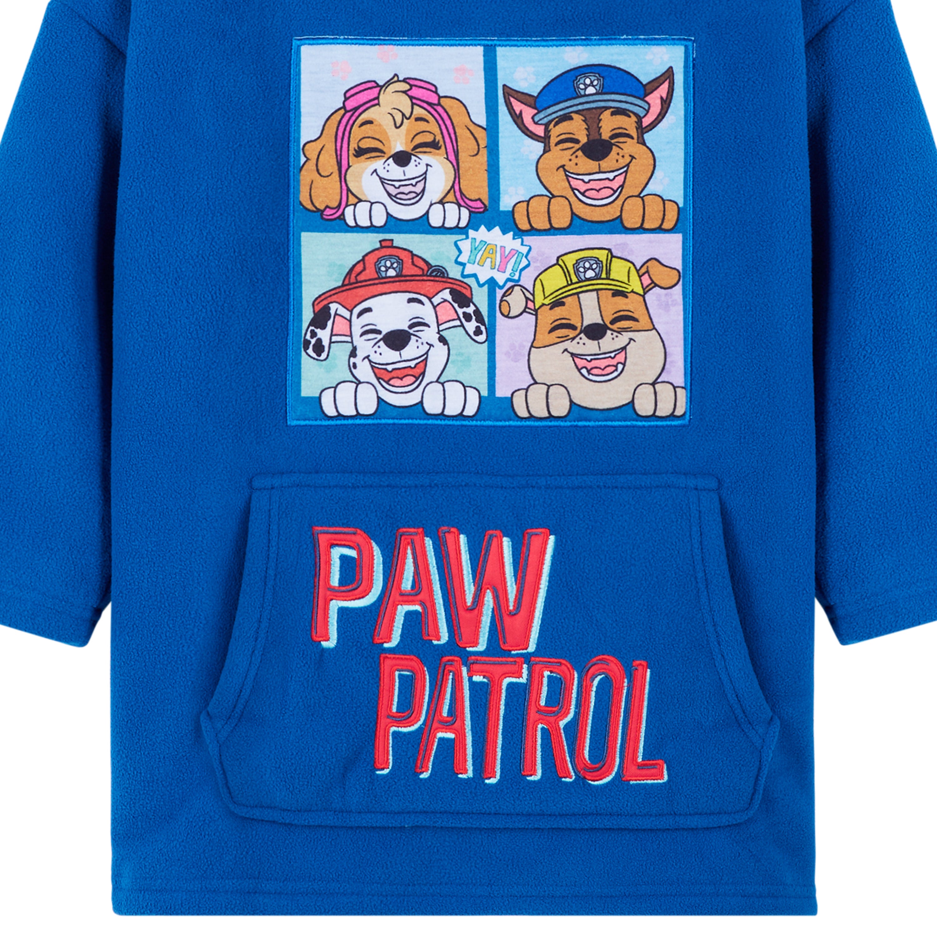 paw-patrol-sweat-plaid-enfant-3-6-ans-polaire-bleu image 4