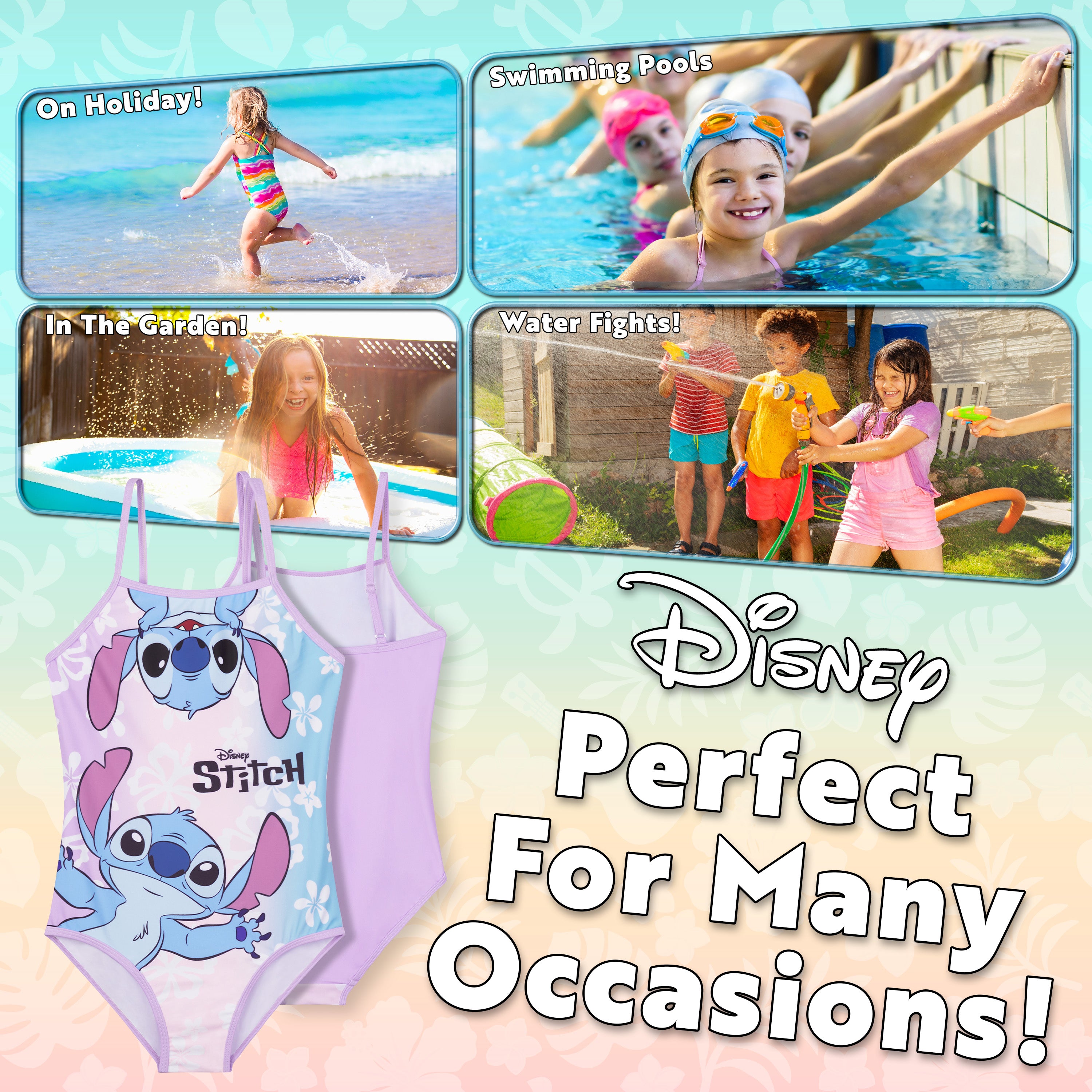 disney-stitch-maillot-de-bain-fille-une-pi-ce-stretch image 4
