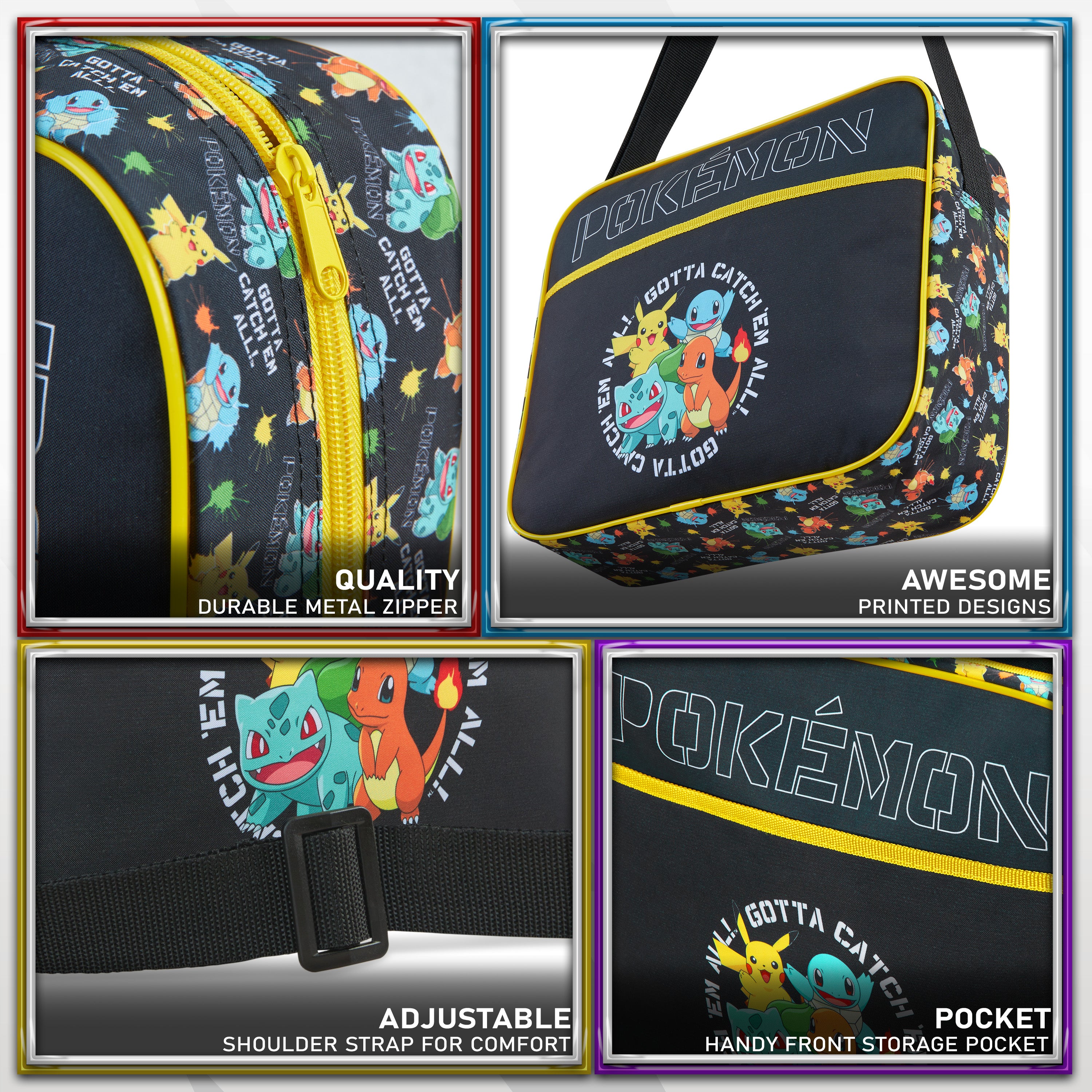 pok-mon-sac-bandouli-re-enfant-pikachu-32-cm-ecole image 7