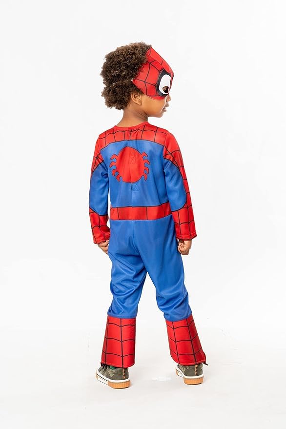 marvel-costumes-spidey-classique-d-guisement-enfant-3-4-ans-avec-masque image 3
