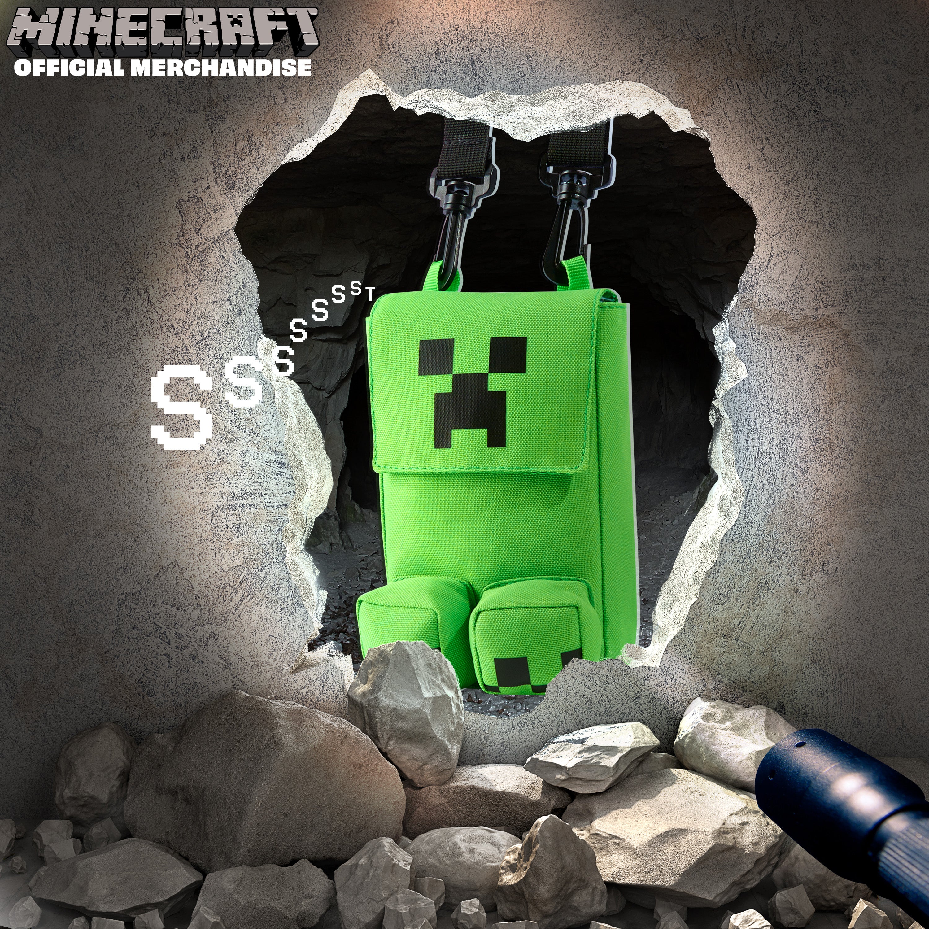 minecraft-sac-bandouli-re-t-l-phone-creeper-enfant image 2