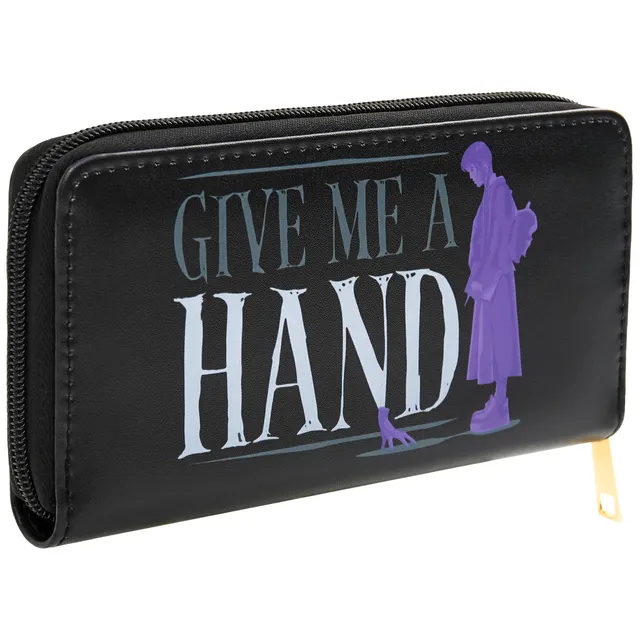 wednesday-portefeuille-femme-zip-noir-cartes image 1