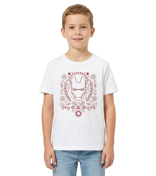 marvel-bomarcots184-t-shirt-gar-on-blanc-6-ans-coton image 1