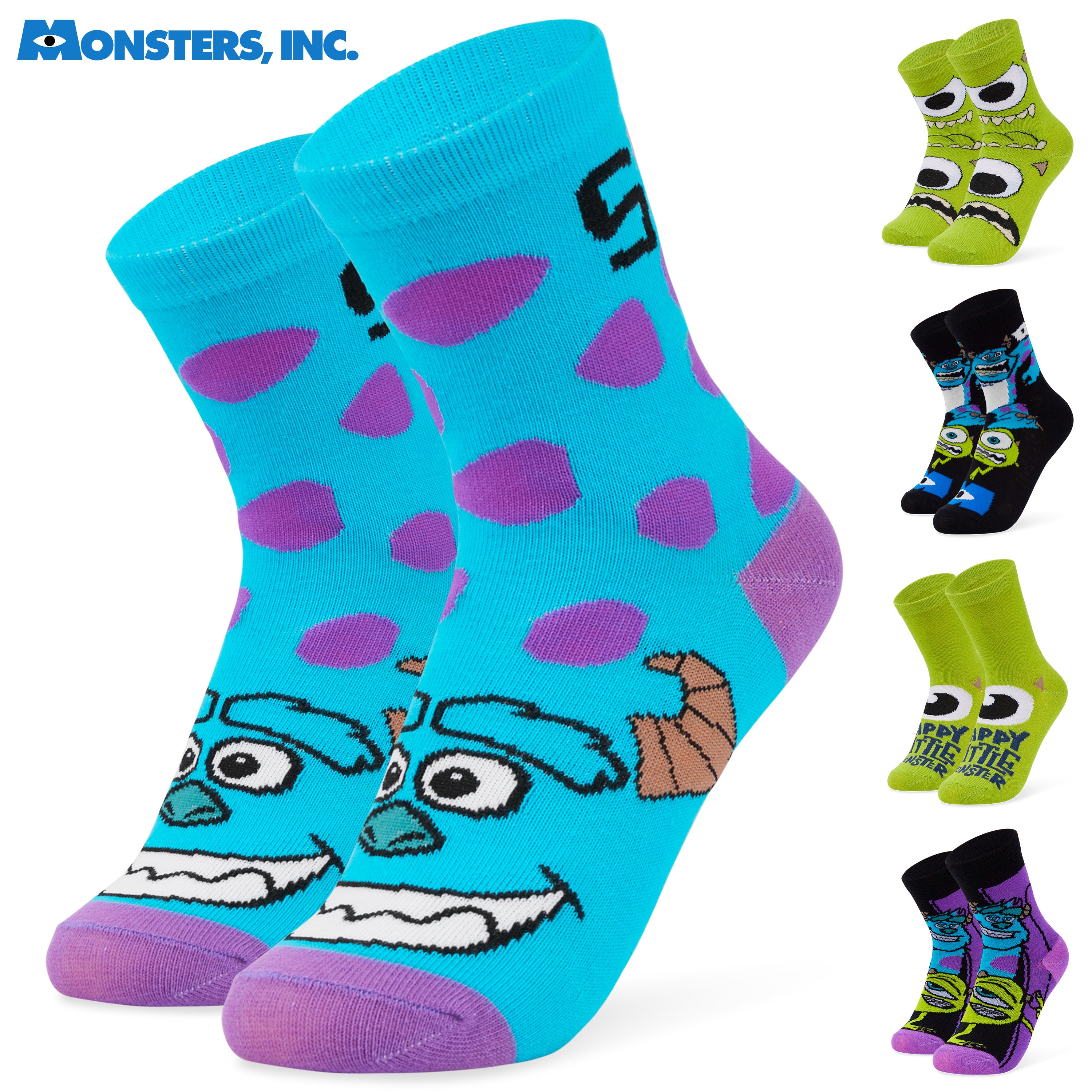 get-trend-boys-chaussettes-gar-on-monsters-inc-lot-5-paires image 6