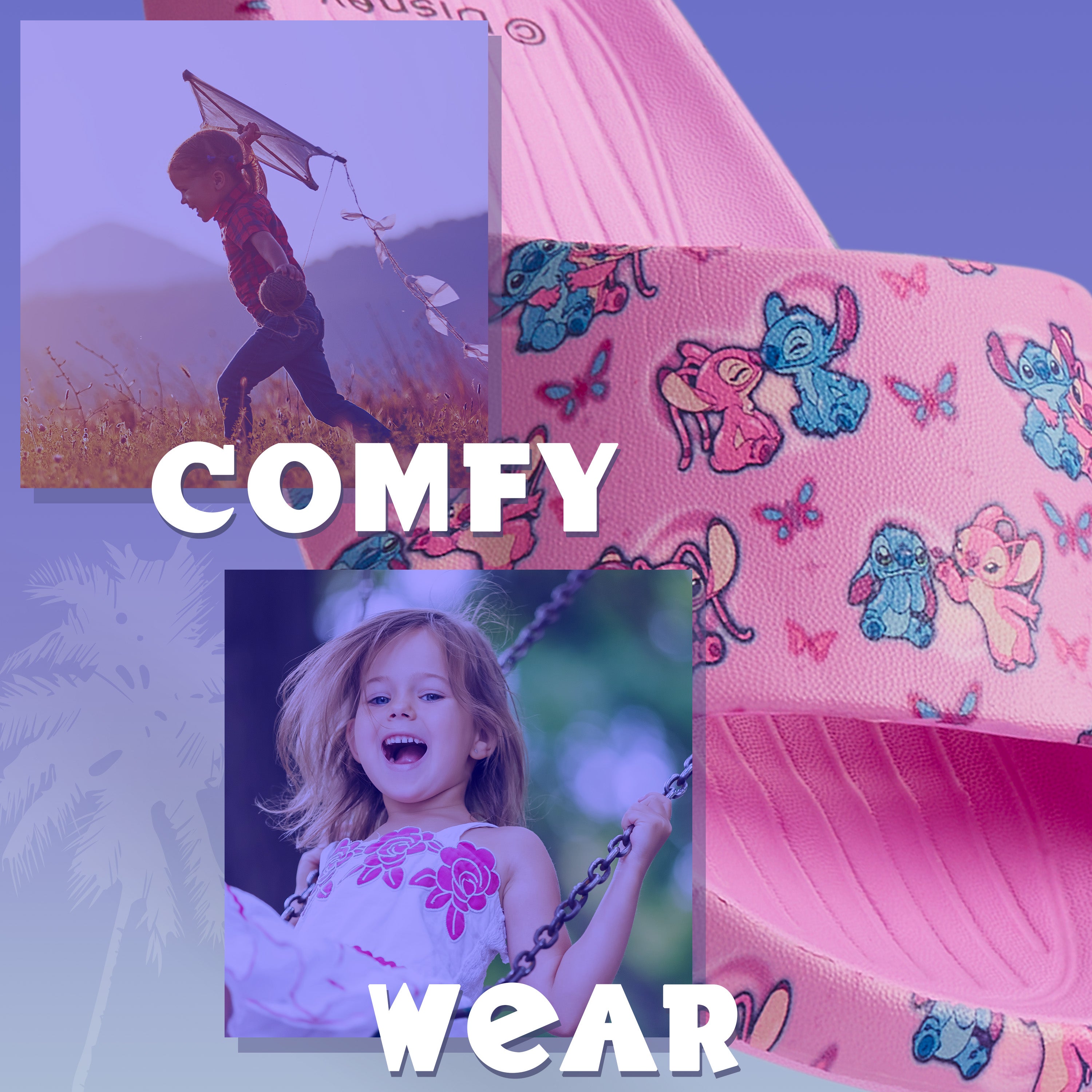 disney-stitch-claquettes-fille-piscine-rose-fuchsia image 5